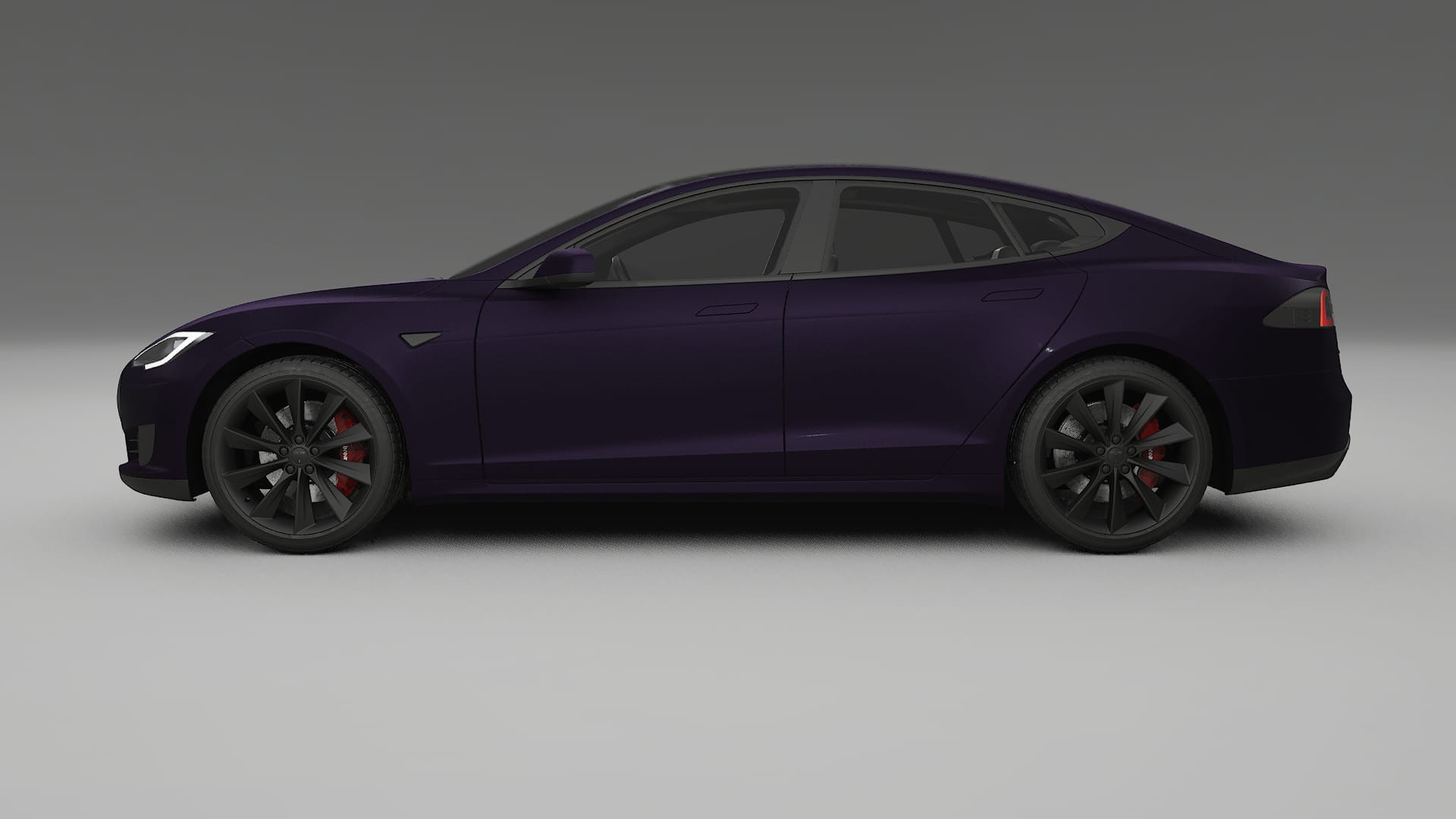 Tesla Model S Film de Protecție pentru Vopsea TPU | VIOLET PPF cu Schimbare de Culoare – Kit Complet Predecupat