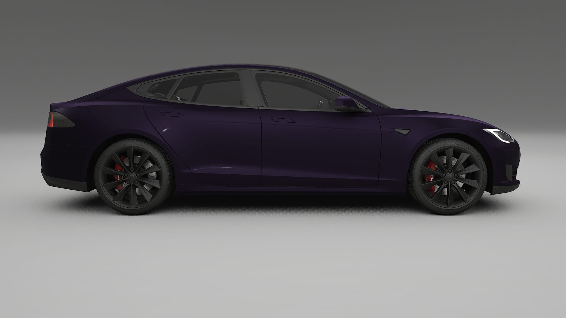 Tesla Model S Film de Protecție pentru Vopsea TPU | VIOLET PPF cu Schimbare de Culoare – Kit Complet Predecupat