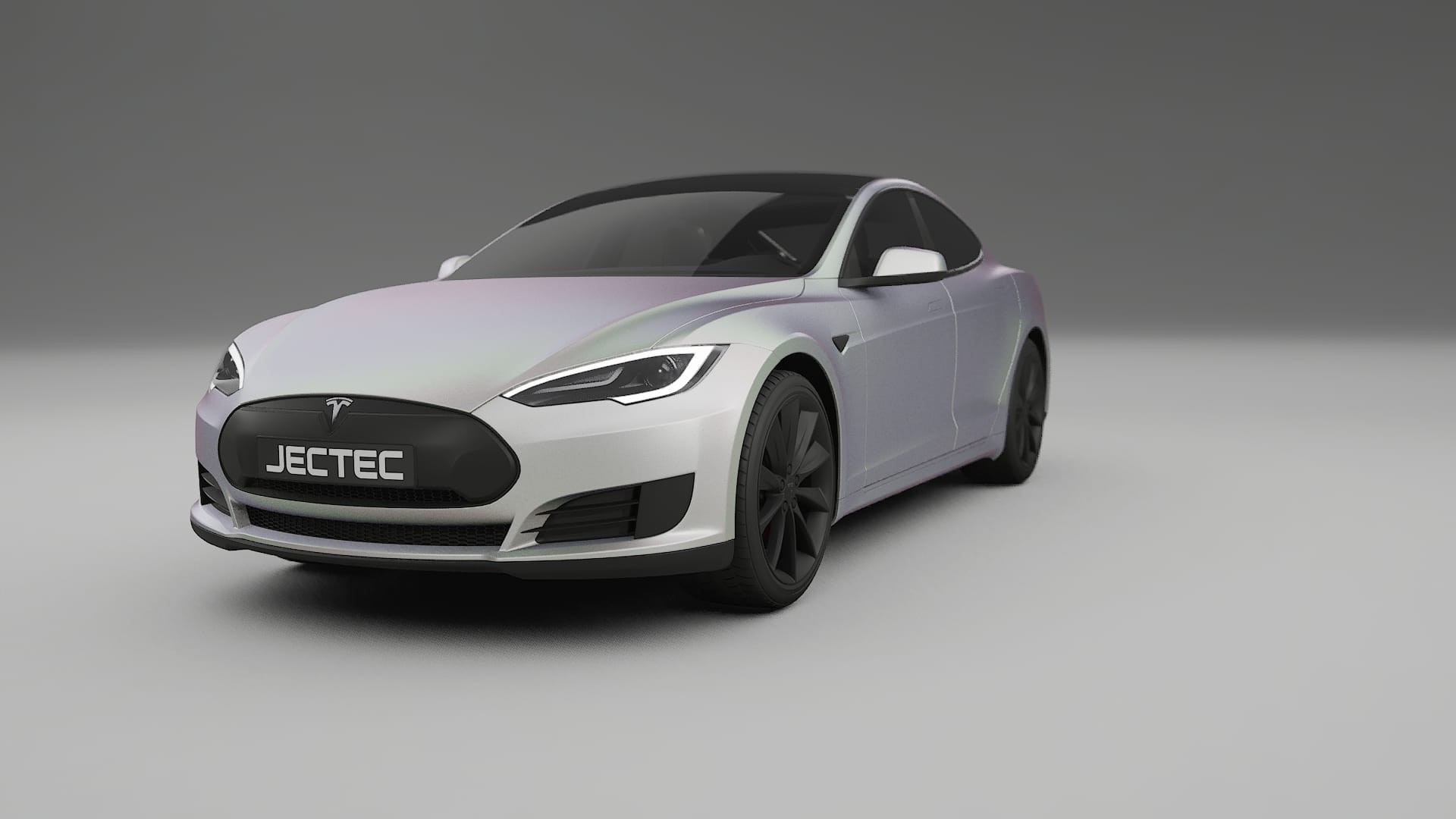 Tesla Model S Film de Protecție pentru Vopsea TPU | NEBULA PPF cu Schimbare de Culoare – Kit Complet Predecupat