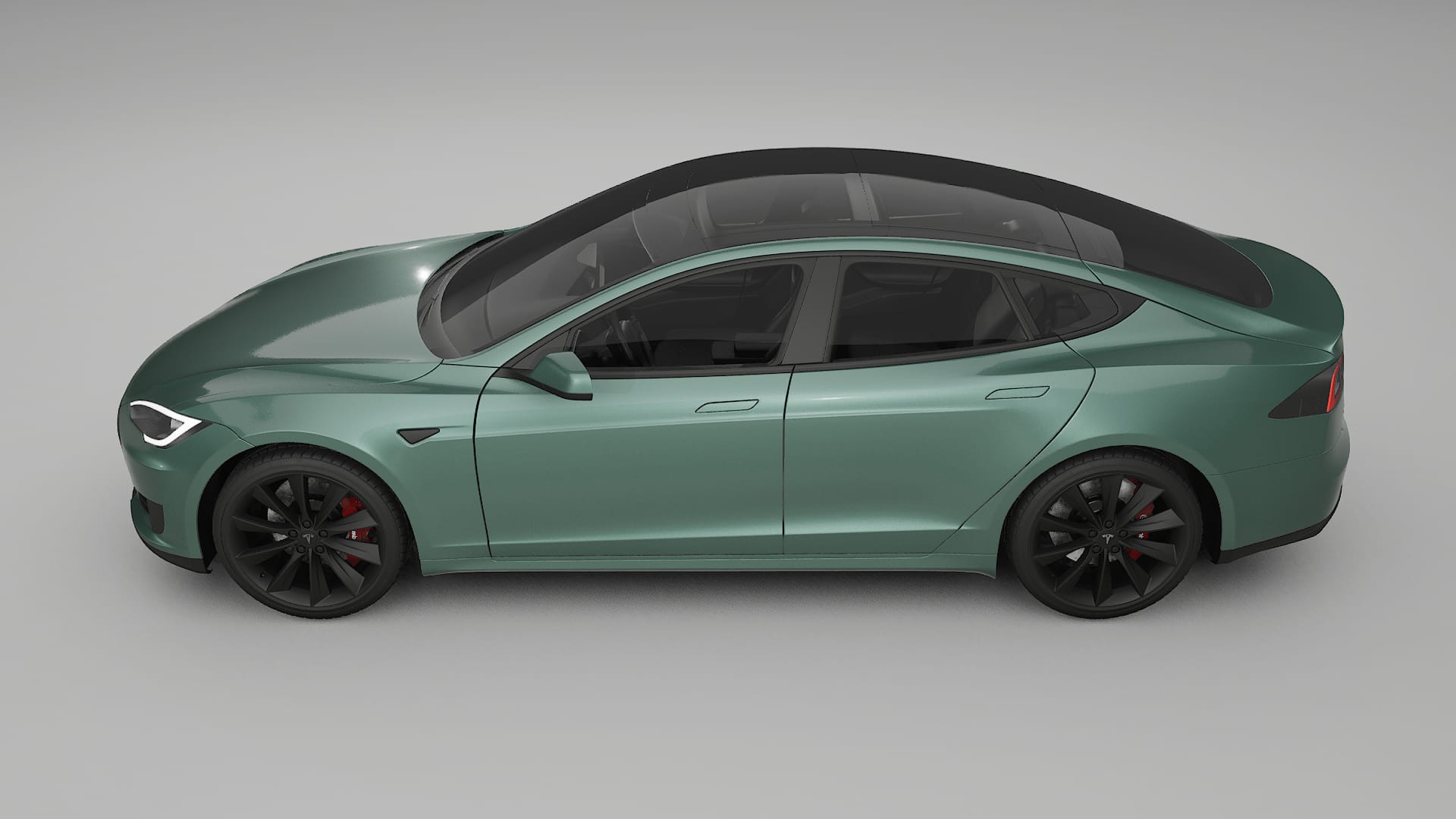 Tesla Model S Film de Protecție pentru Vopsea TPU | EVERGREEN PPF cu Schimbare de Culoare – Kit Complet Predecupat