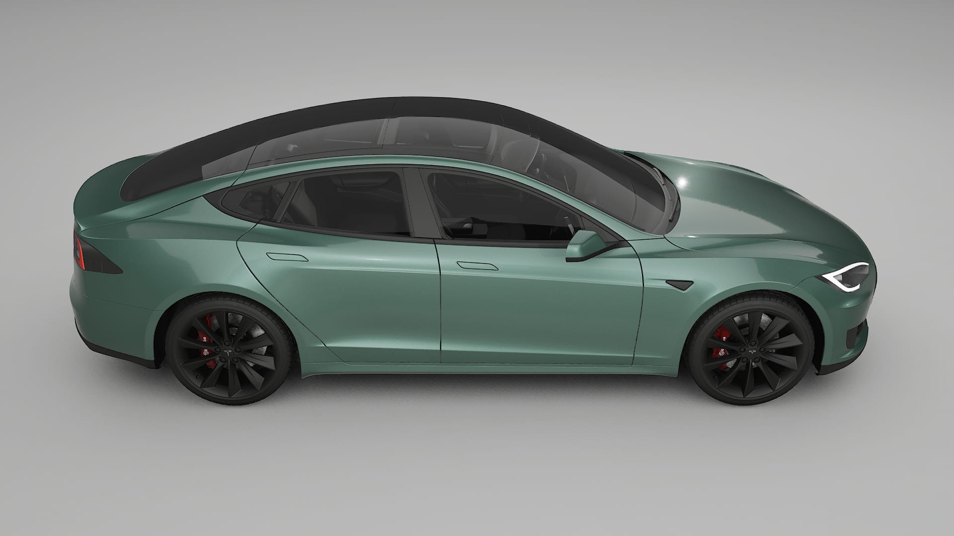 Tesla Model S Film de Protecție pentru Vopsea TPU | EVERGREEN PPF cu Schimbare de Culoare – Kit Complet Predecupat