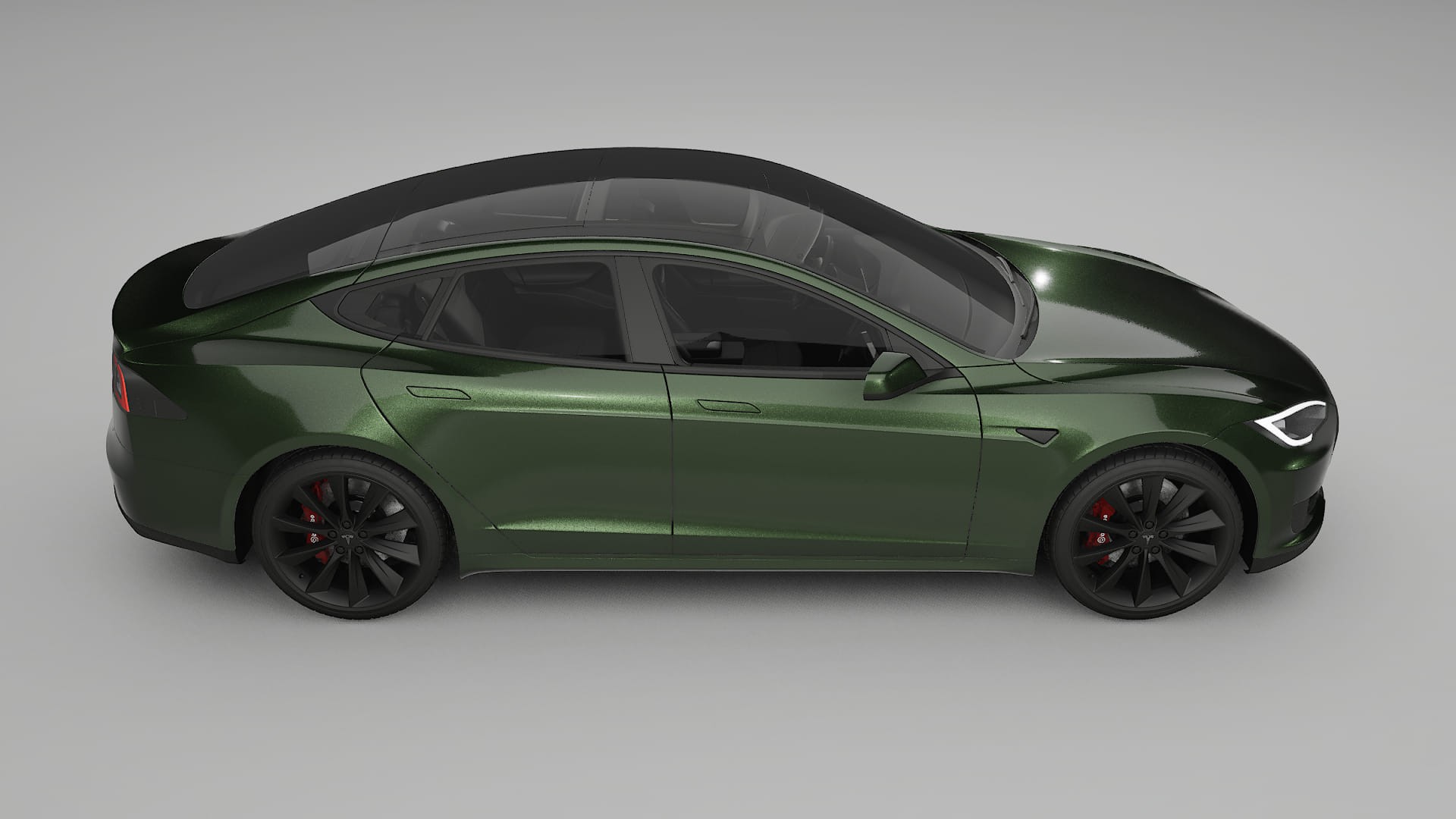 Tesla Model S Film de Protecție pentru Vopsea TPU | LAGOON PPF cu Schimbare de Culoare – Kit Complet Predecupat