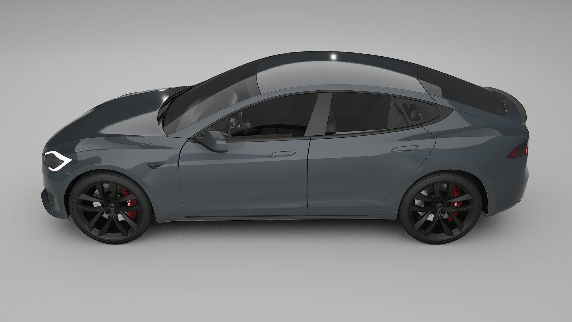 Tesla Model S Refresh Film de Protecție pentru Vopsea TPU | GRANITE PPF cu Schimbare de Culoare – Kit Complet Predecupat