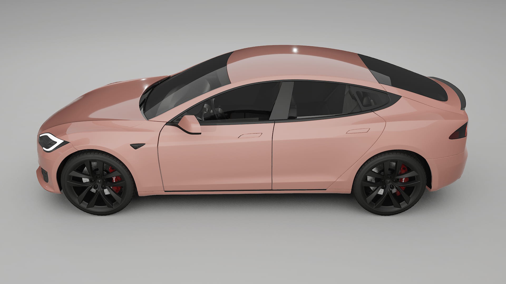 Tesla Model S Refresh Film de Protecție pentru Vopsea TPU | BLUSH PPF cu Schimbare de Culoare – Kit Complet Predecupat