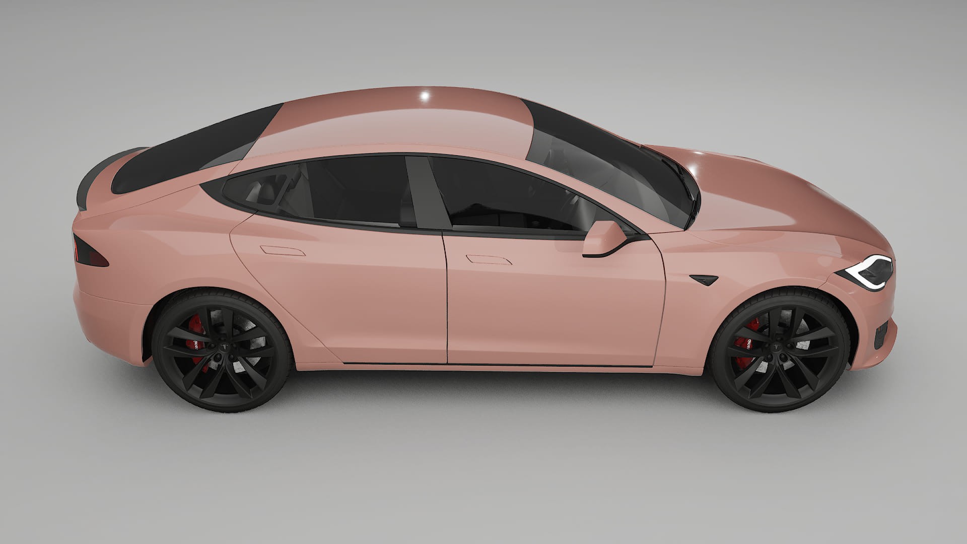 Tesla Model S Refresh Film de Protecție pentru Vopsea TPU | BLUSH PPF cu Schimbare de Culoare – Kit Complet Predecupat