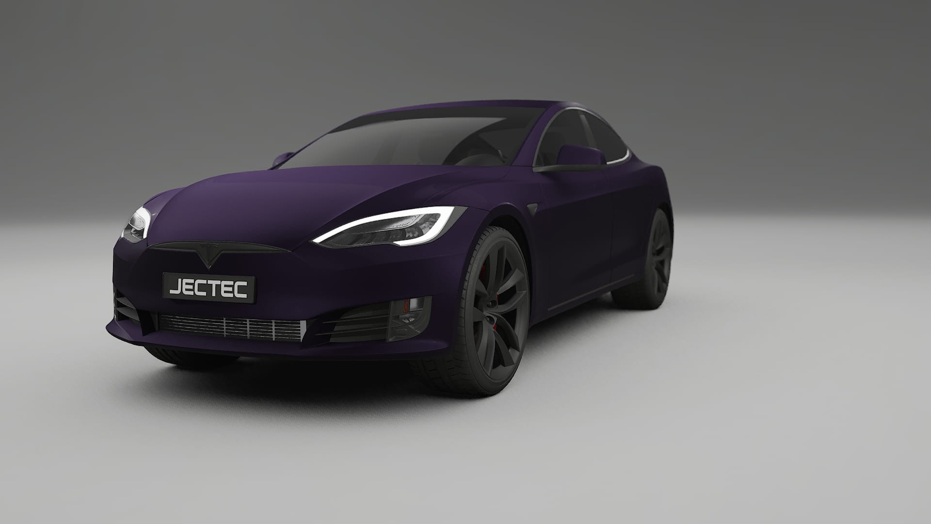 Tesla Model S Refresh Film de Protecție pentru Vopsea TPU | VIOLET PPF cu Schimbare de Culoare – Kit Complet Predecupat
