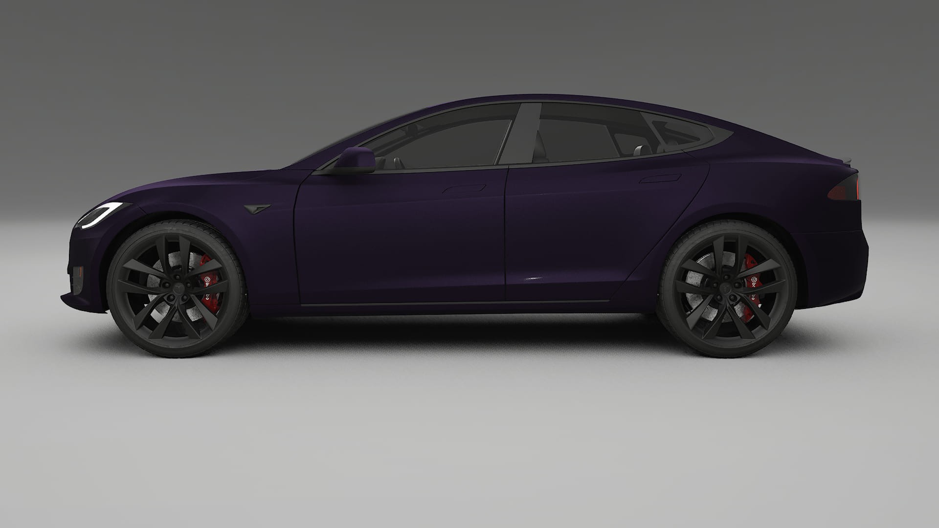Tesla Model S Refresh Film de Protecție pentru Vopsea TPU | VIOLET PPF cu Schimbare de Culoare – Kit Complet Predecupat