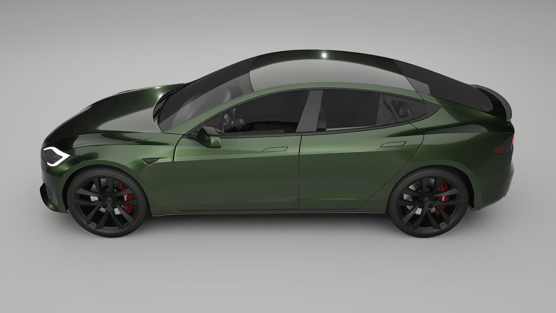 Tesla Model S Refresh Film de Protecție pentru Vopsea TPU | LAGOON PPF cu Schimbare de Culoare – Kit Complet Predecupat