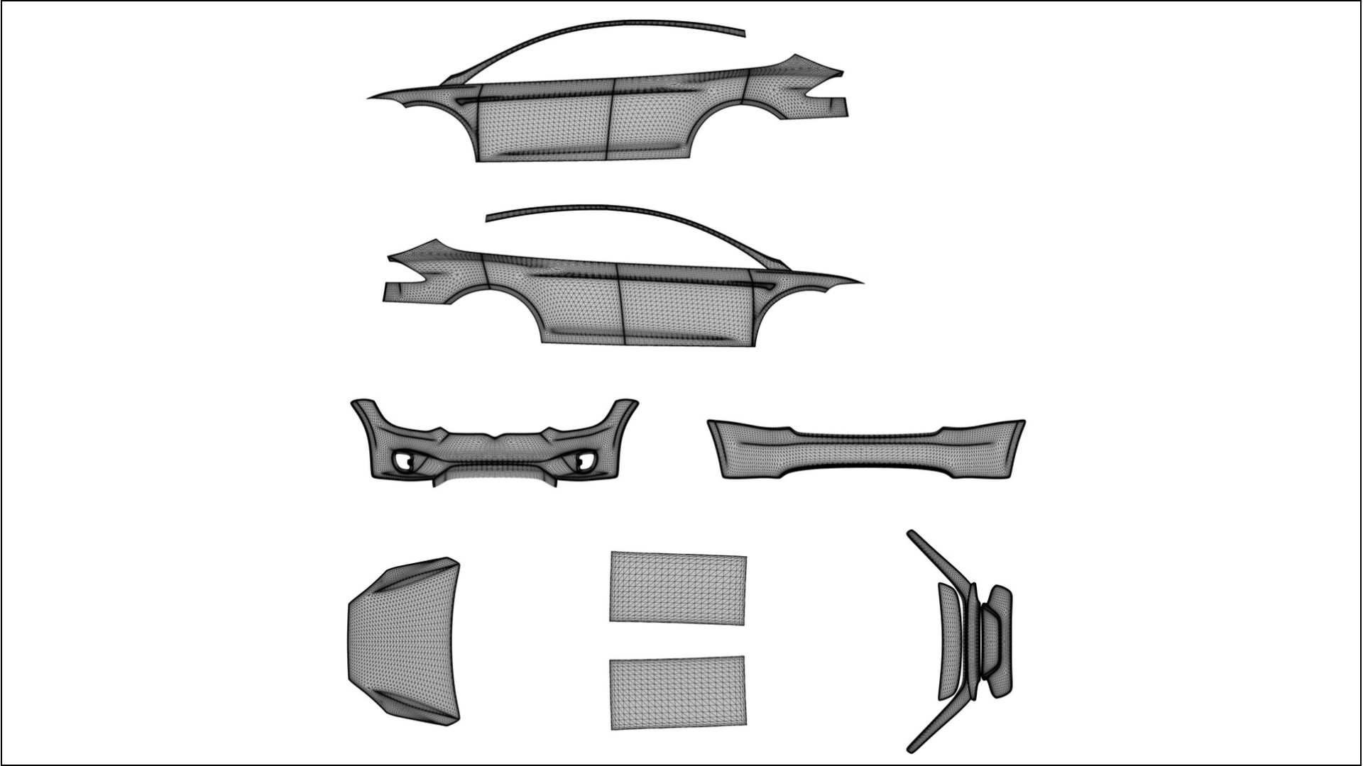 Tesla Model X Film de Protecție pentru Vopsea TPU | FROST PPF cu Schimbare de Culoare – Kit Complet Predecupat