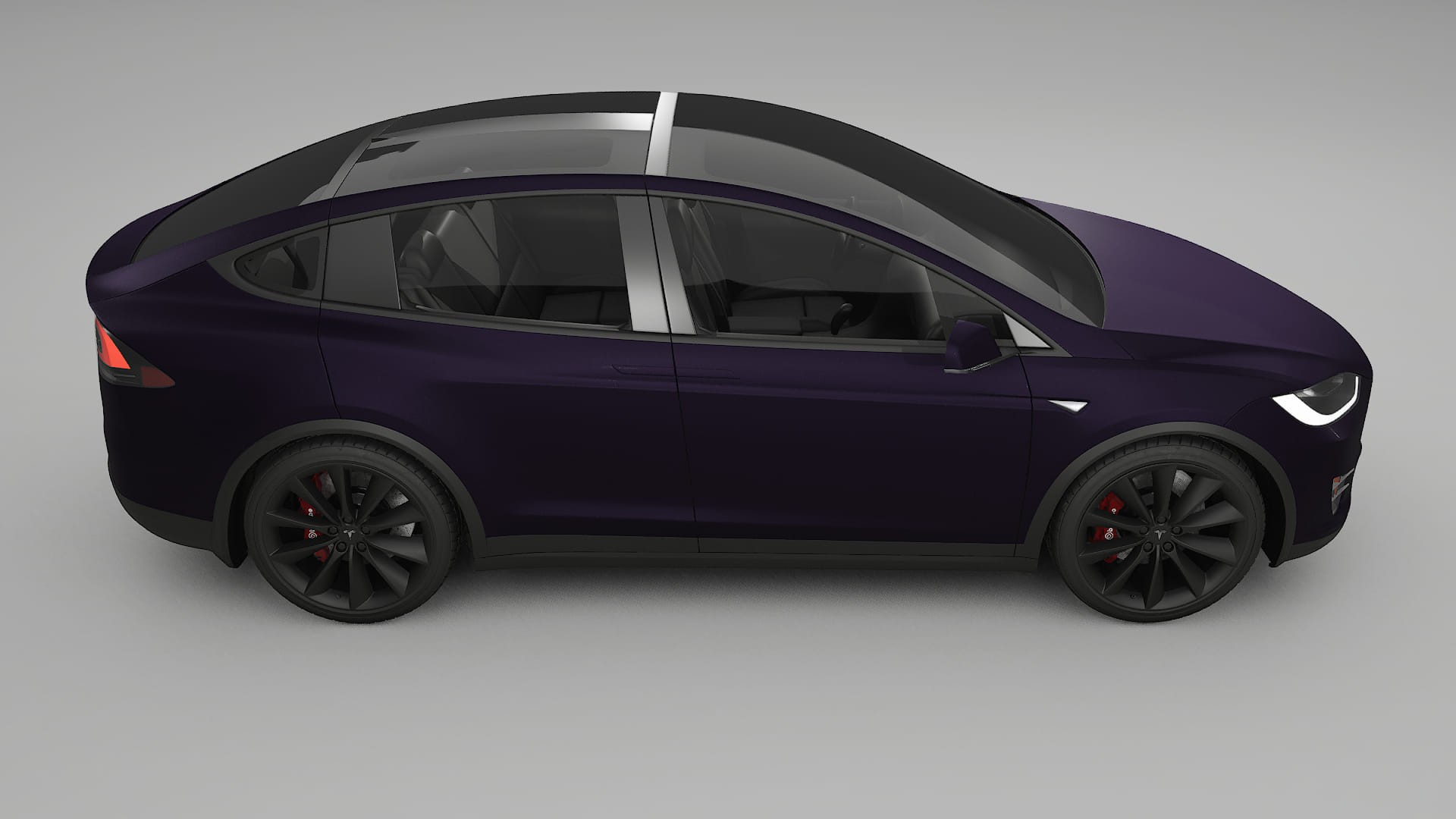 Tesla Model X Film de Protecție pentru Vopsea TPU | VIOLET PPF cu Schimbare de Culoare – Kit Complet Predecupat