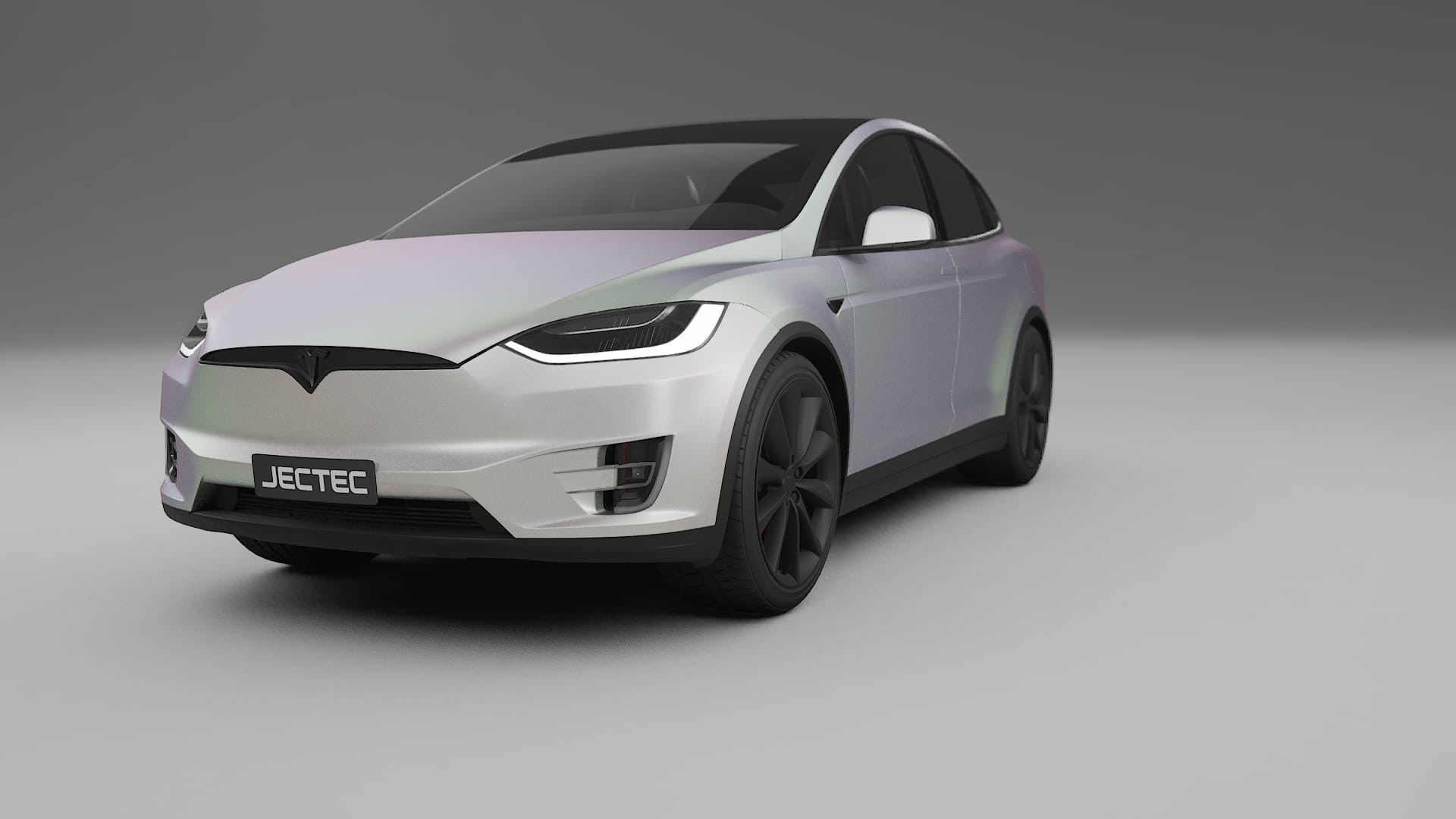 Tesla Model X Film de Protecție pentru Vopsea TPU | NEBULA PPF cu Schimbare de Culoare – Kit Complet Predecupat