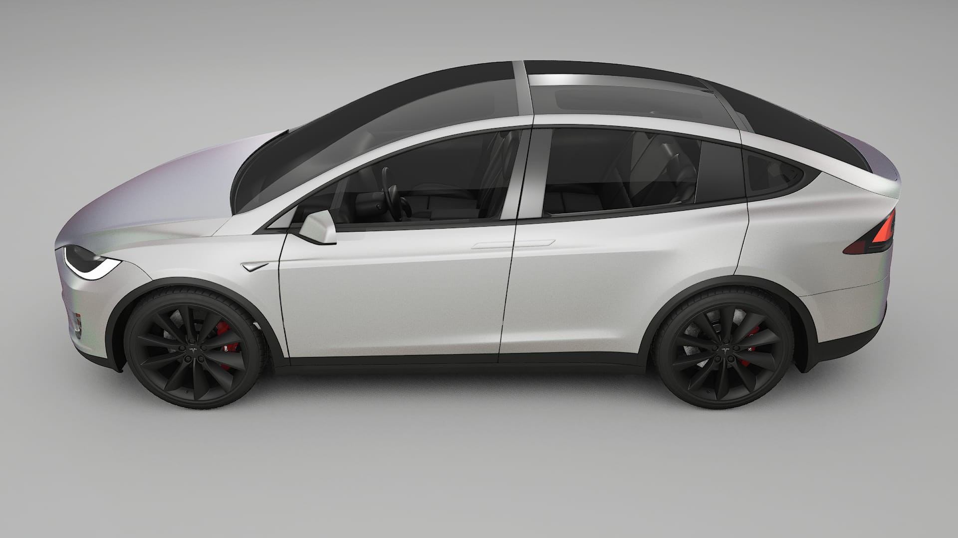 Tesla Model X Film de Protecție pentru Vopsea TPU | NEBULA PPF cu Schimbare de Culoare – Kit Complet Predecupat