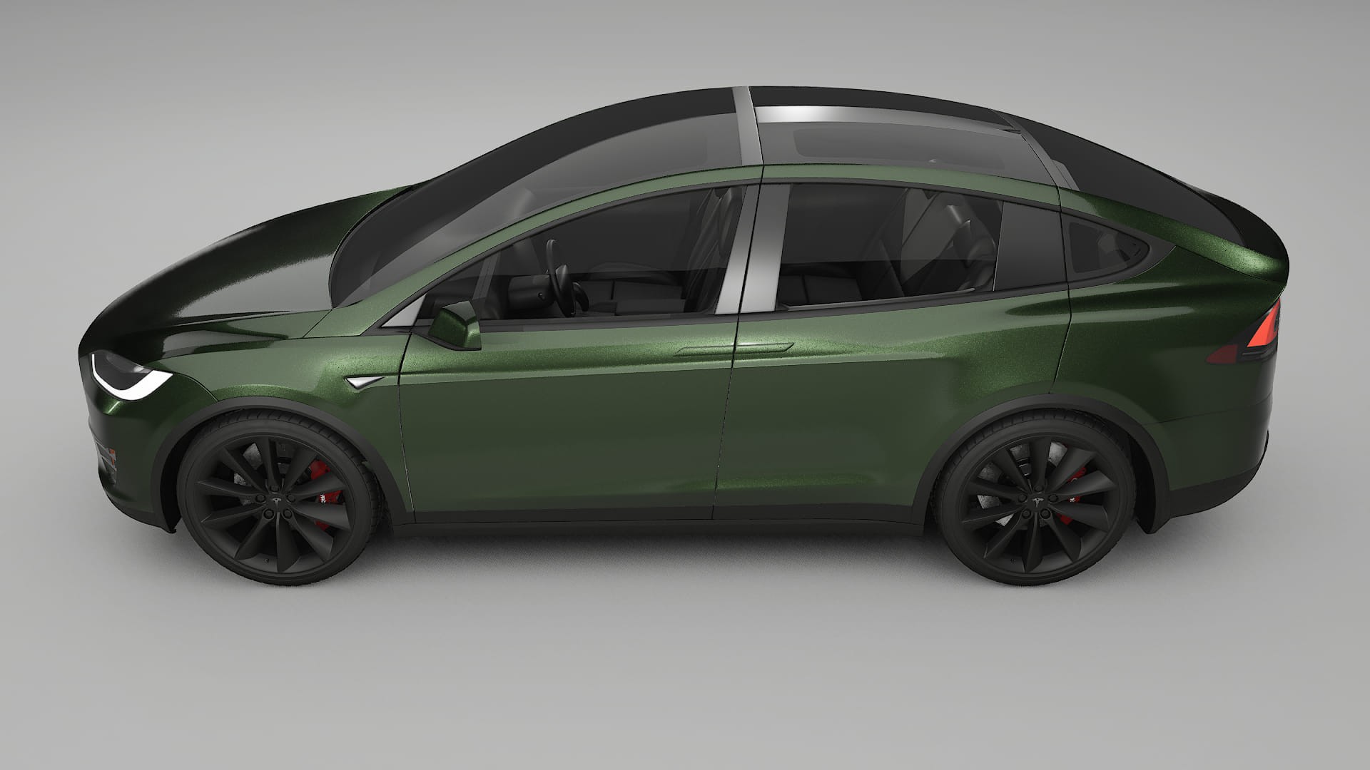 Tesla Model X Film de Protecție pentru Vopsea TPU | LAGOON PPF cu Schimbare de Culoare – Kit Complet Predecupat