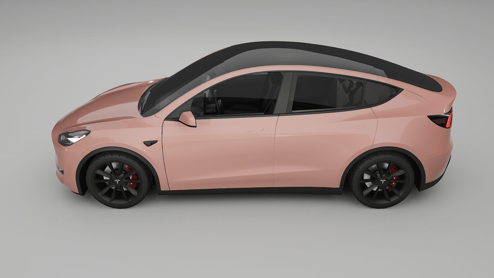 Tesla Model Y Film de Protecție pentru Vopsea TPU | BLUSH PPF cu Schimbare de Culoare – Kit Complet Predecupat
