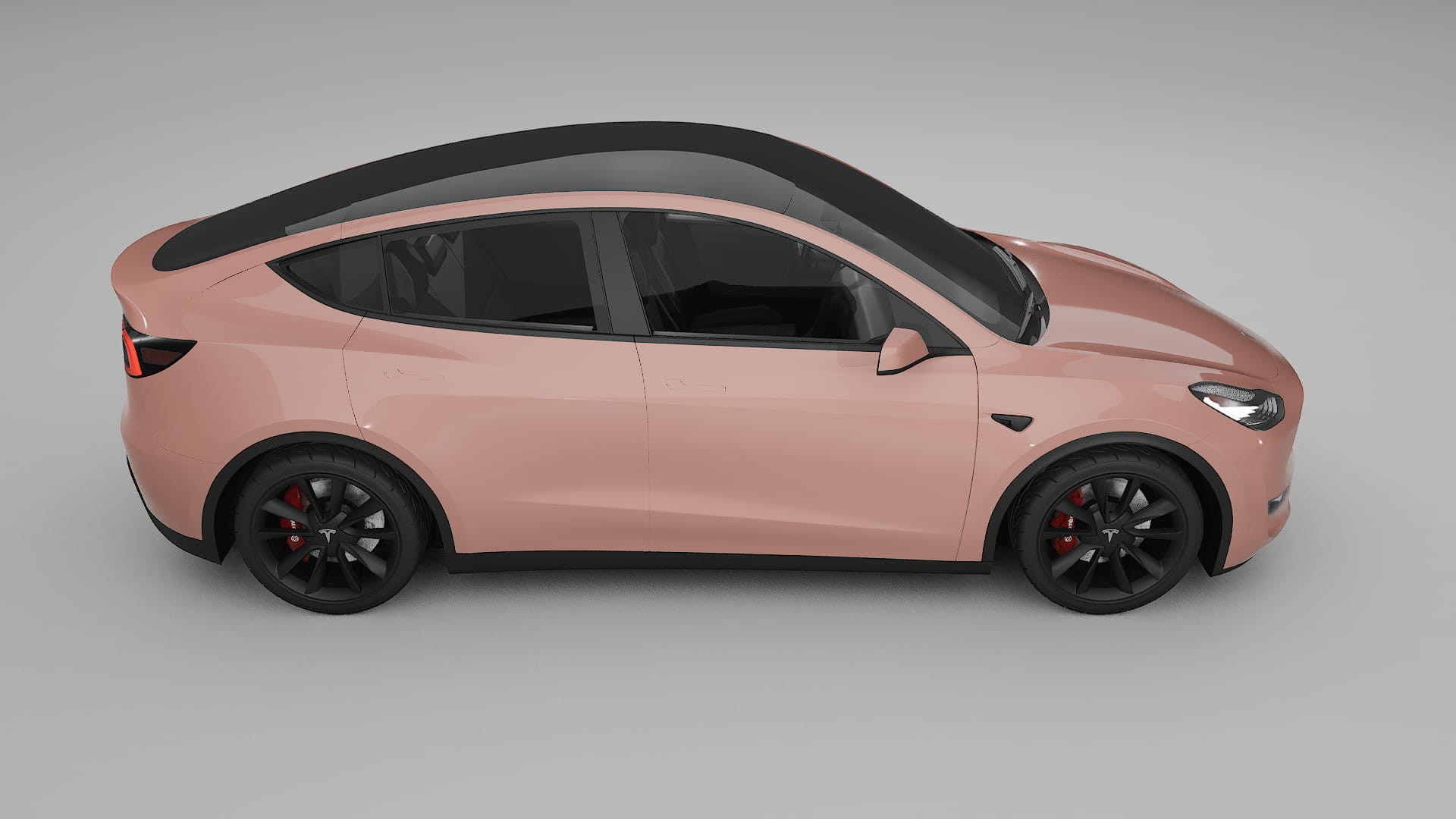 Tesla Model Y Film de Protecție pentru Vopsea TPU | BLUSH PPF cu Schimbare de Culoare – Kit Complet Predecupat