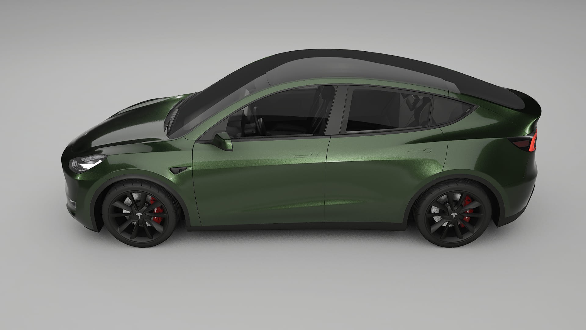 Tesla Model Y Film de Protecție pentru Vopsea TPU | LAGOON PPF cu Schimbare de Culoare – Kit Complet Predecupat