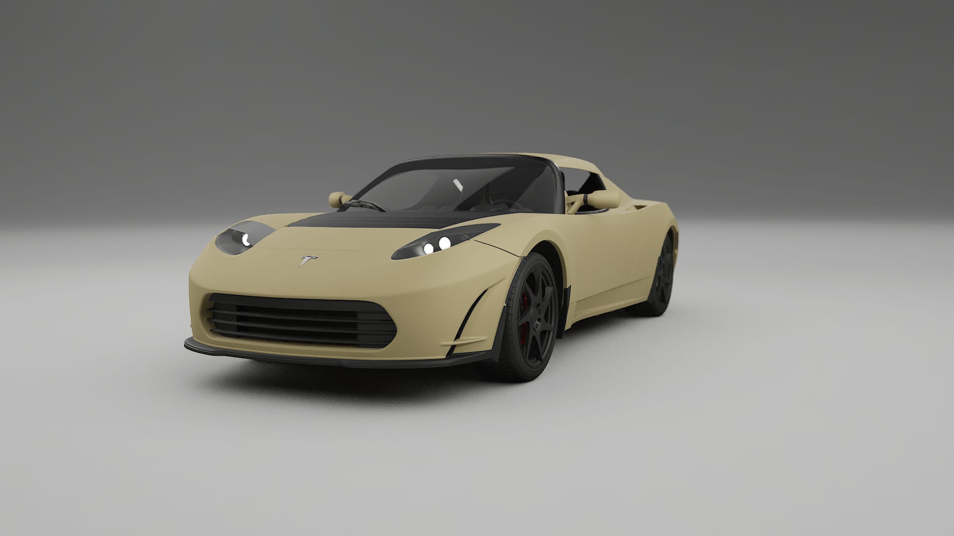 Tesla Roadster 25 Film de Protecție pentru Vopsea TPU | SAND PPF cu Schimbare de Culoare – Kit Complet Predecupat