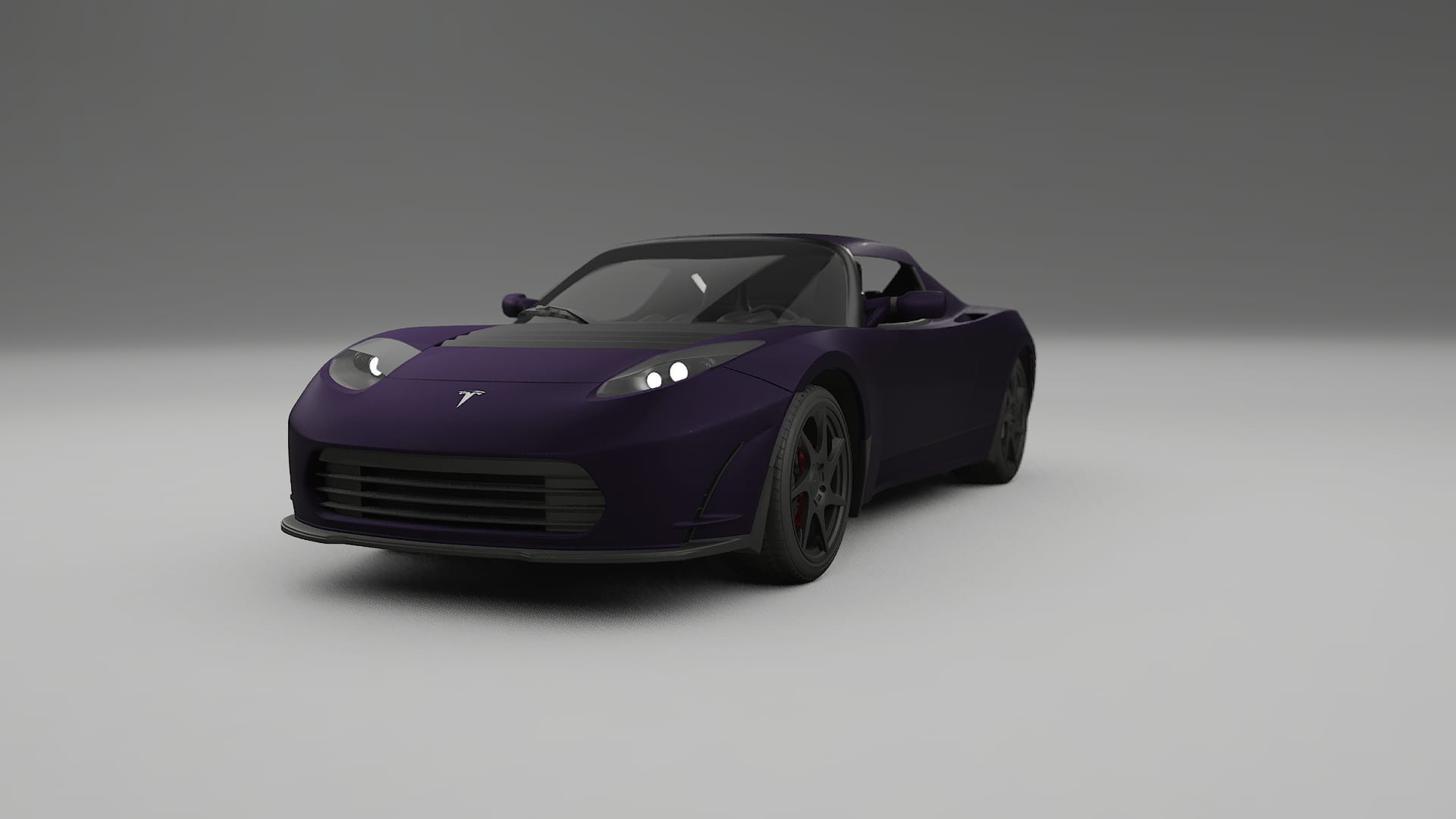 Tesla Roadster 25 Film de Protecție pentru Vopsea TPU | VIOLET PPF cu Schimbare de Culoare – Kit Complet Predecupat