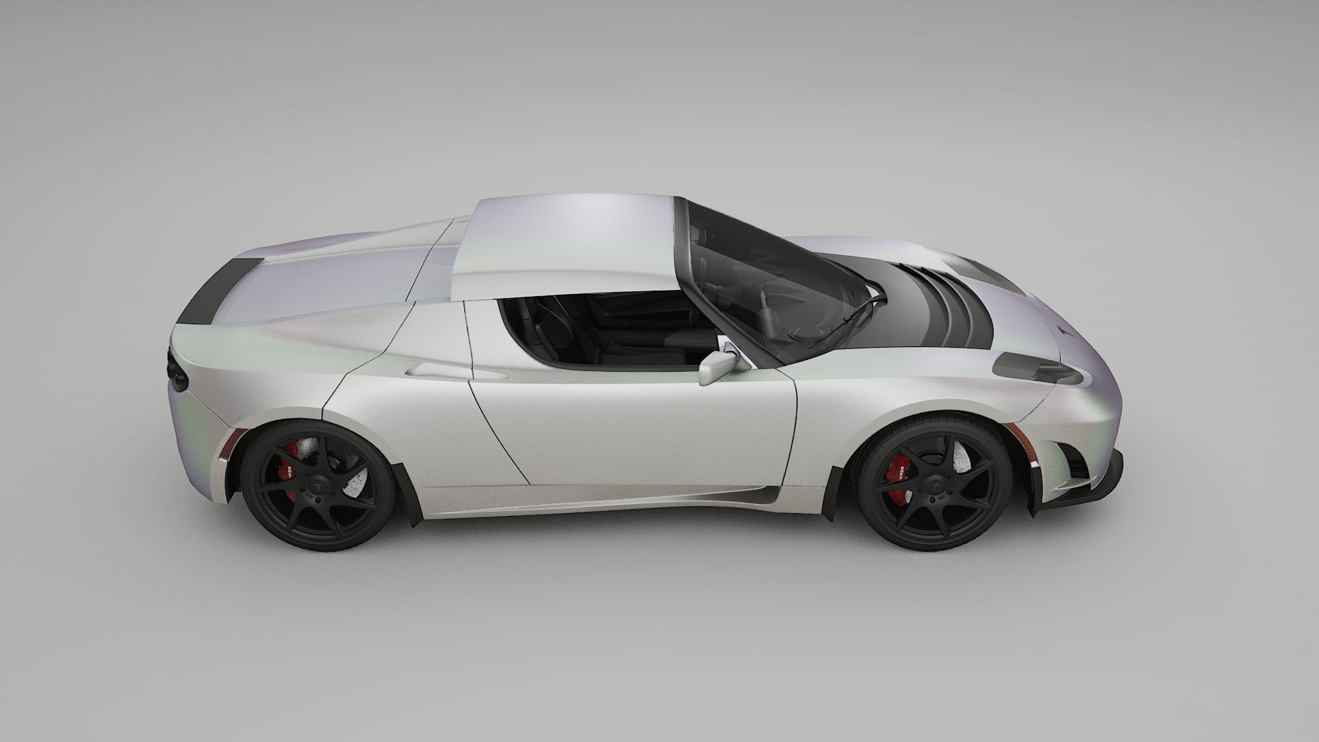 Tesla Roadster 25 Film de Protecție pentru Vopsea TPU | NEBULA PPF cu Schimbare de Culoare – Kit Complet Predecupat