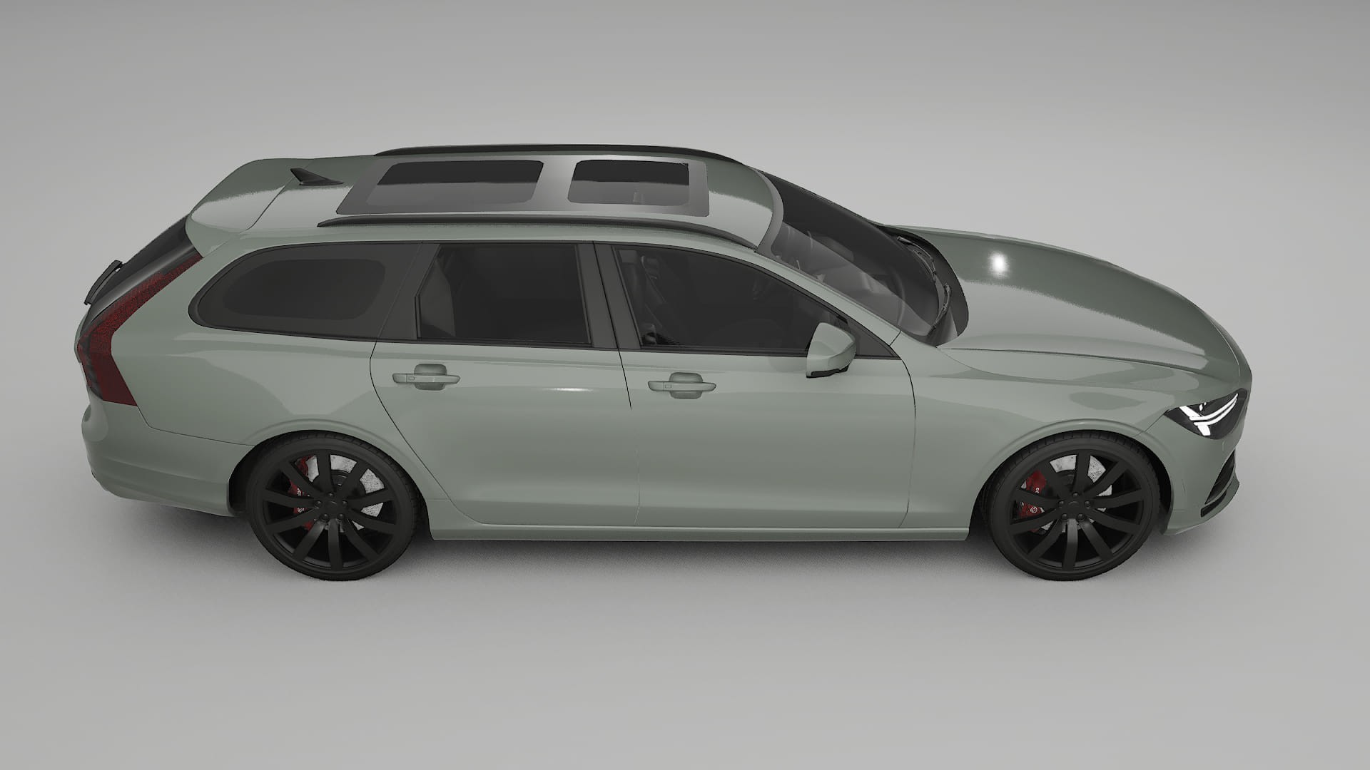 Volvo V90 P5 Film de Protecție pentru Vopsea TPU | SLATE PPF cu Schimbare de Culoare – Kit Complet Predecupat