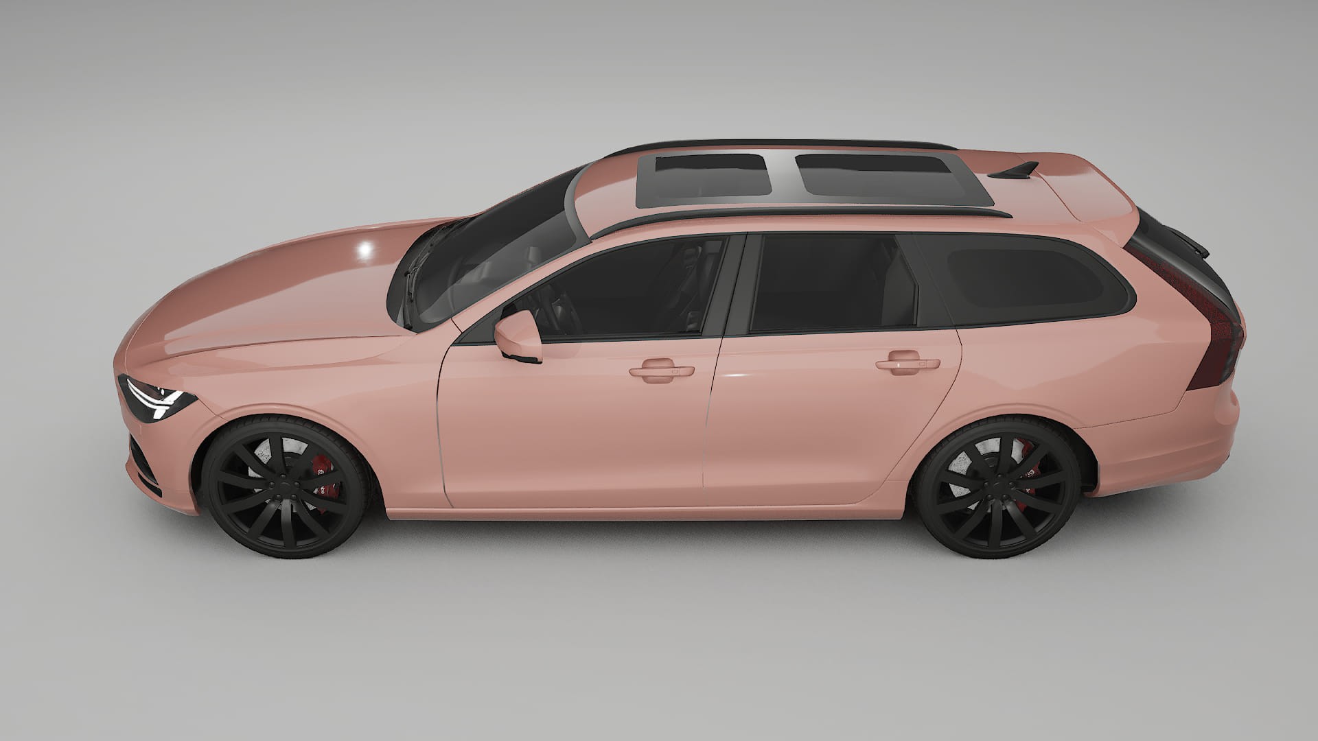 Volvo V90 P5 Film de Protecție pentru Vopsea TPU | BLUSH PPF cu Schimbare de Culoare – Kit Complet Predecupat