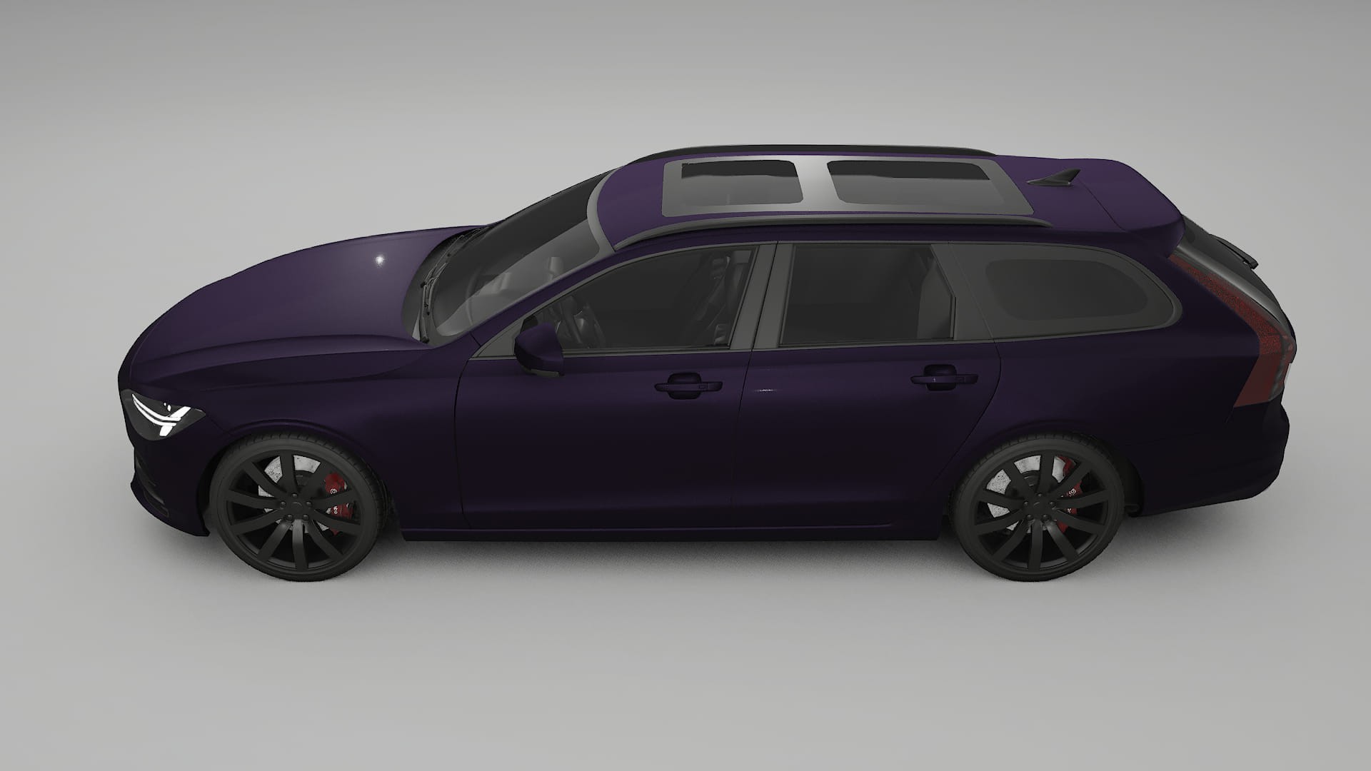 Volvo V90 P5 Film de Protecție pentru Vopsea TPU | VIOLET PPF cu Schimbare de Culoare – Kit Complet Predecupat