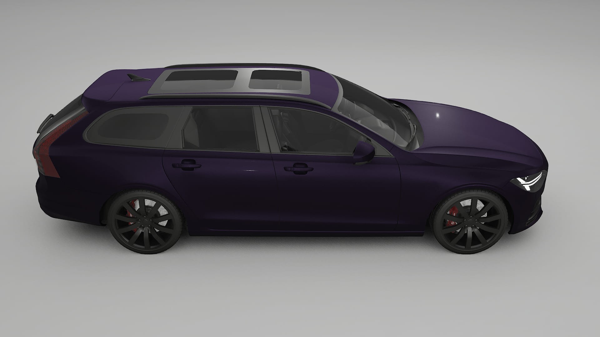 Volvo V90 P5 Film de Protecție pentru Vopsea TPU | VIOLET PPF cu Schimbare de Culoare – Kit Complet Predecupat