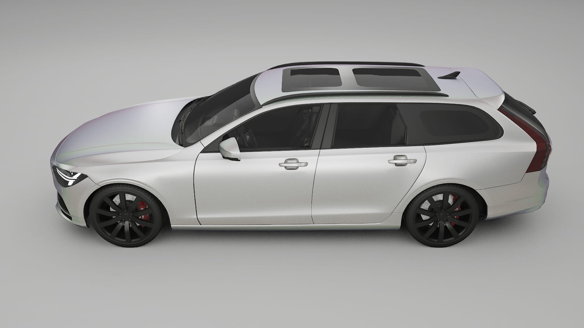 Volvo V90 P5 Film de Protecție pentru Vopsea TPU | NEBULA PPF cu Schimbare de Culoare – Kit Complet Predecupat