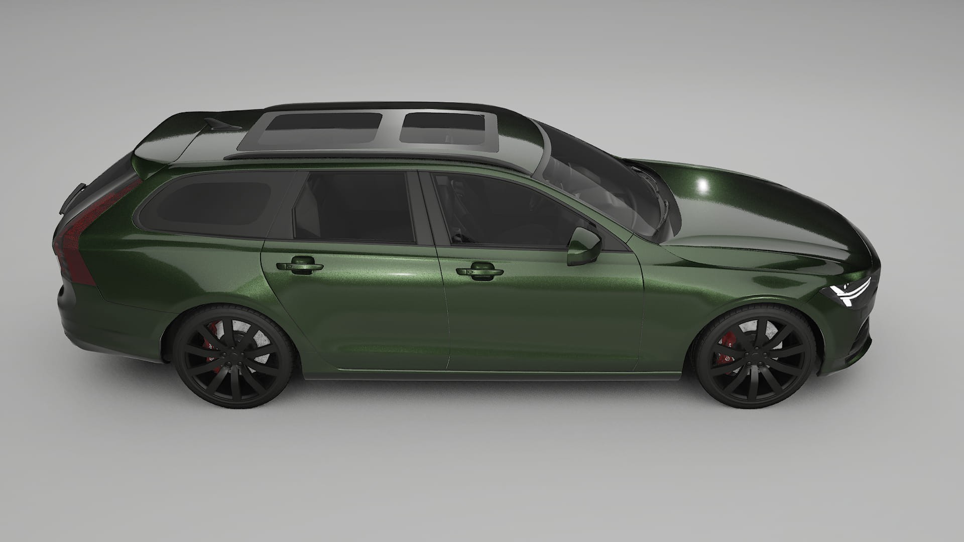 Volvo V90 P5 Film de Protecție pentru Vopsea TPU | LAGOON PPF cu Schimbare de Culoare – Kit Complet Predecupat