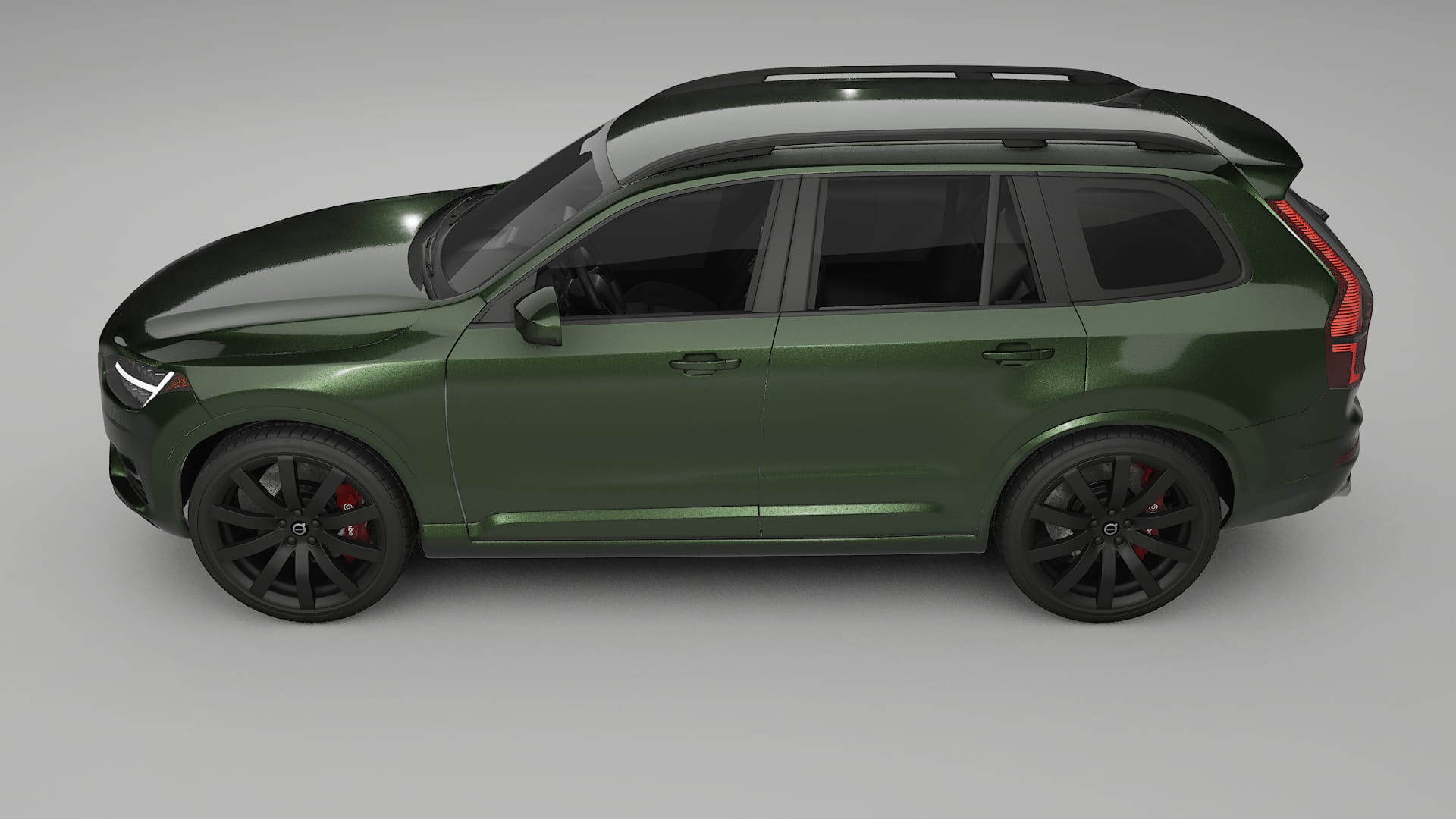 Volvo XC90 SPA Film de Protecție pentru Vopsea TPU | LAGOON PPF cu Schimbare de Culoare – Kit Complet Predecupat