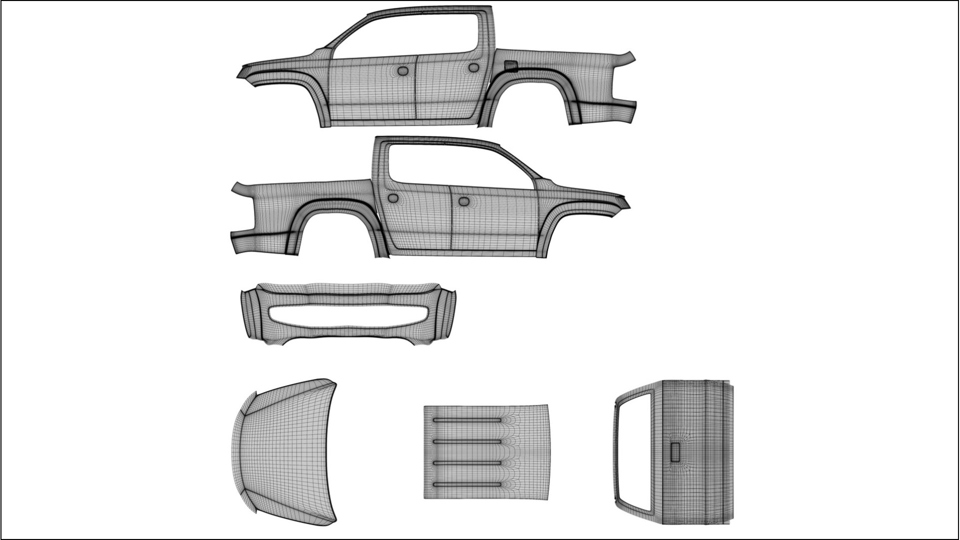 VW Amarok 2H Film de Protecție pentru Vopsea TPU | DUSTY PPF cu Schimbare de Culoare – Kit Complet Predecupat 2