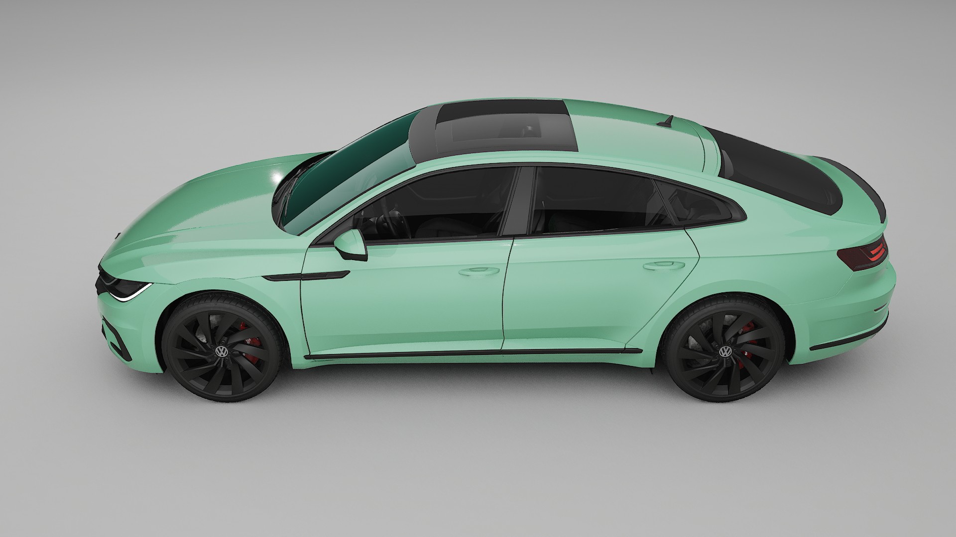 VW Arteon R 3H prefacelift pre LCI Film de Protecție pentru Vopsea TPU | DUSTY PPF cu Schimbare de Culoare – Kit Complet Pred