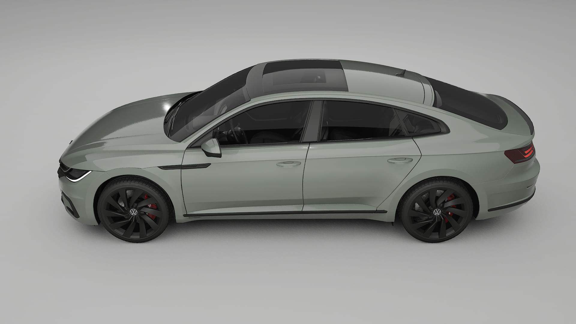 VW Arteon R 3H prefacelift pre LCI Film de Protecție pentru Vopsea TPU | SLATE PPF cu Schimbare de Culoare – Kit Complet Pred