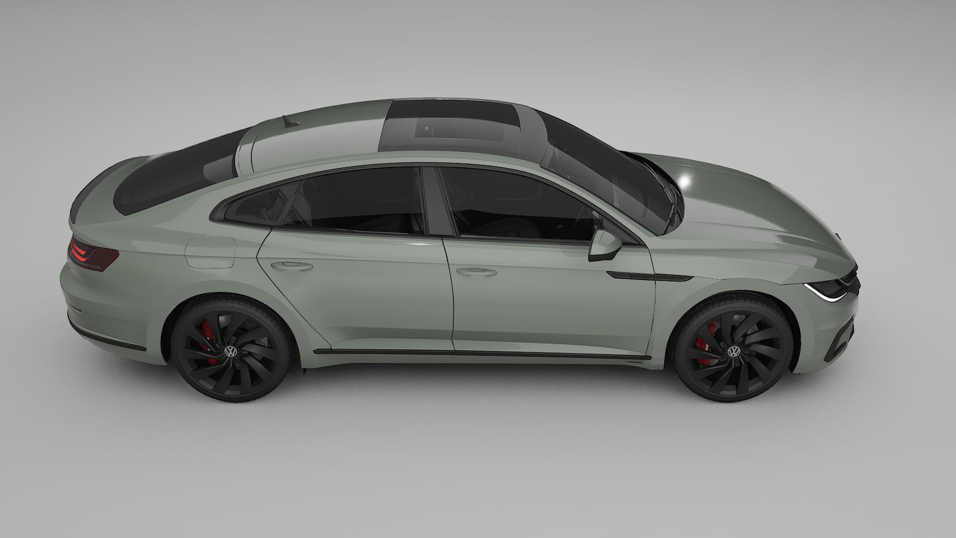 VW Arteon R 3H prefacelift pre LCI Film de Protecție pentru Vopsea TPU | SLATE PPF cu Schimbare de Culoare – Kit Complet Pred