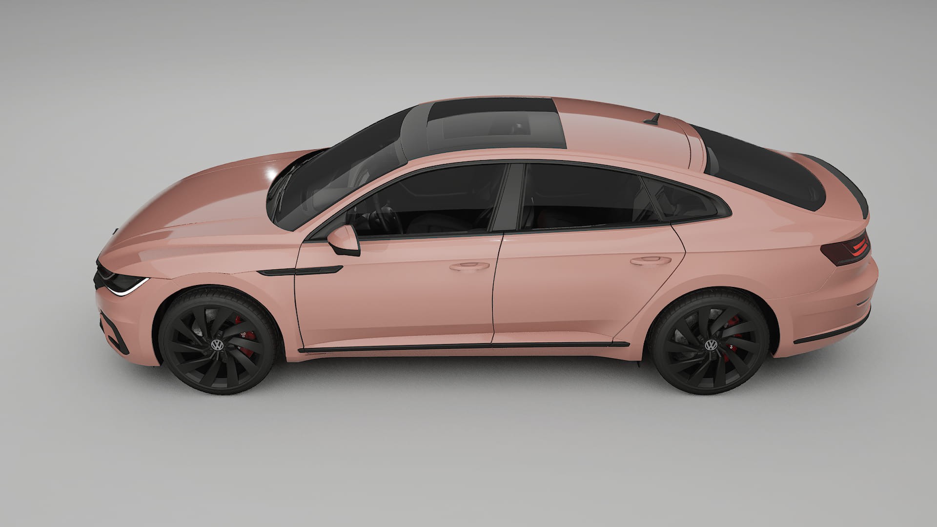 VW Arteon R 3H prefacelift pre LCI Film de Protecție pentru Vopsea TPU | BLUSH PPF cu Schimbare de Culoare – Kit Complet Pred