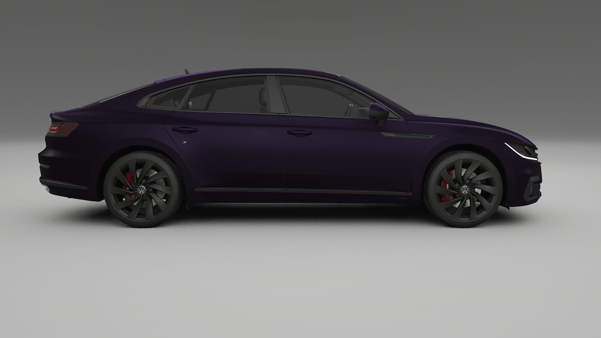 VW Arteon R 3H prefacelift pre LCI Film de Protecție pentru Vopsea TPU | VIOLET PPF cu Schimbare de Culoare – Kit Complet Pre