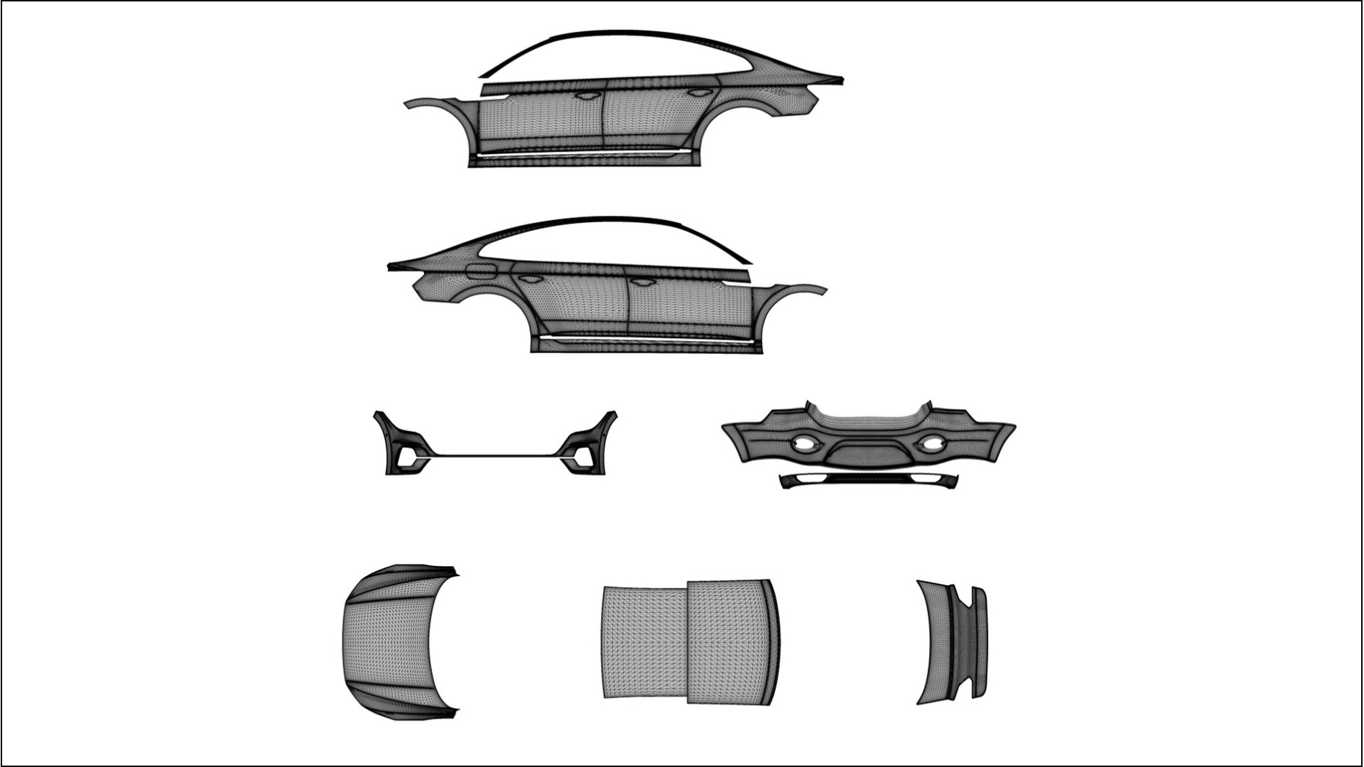 VW Arteon R 3H prefacelift pre LCI Film de Protecție pentru Vopsea TPU | OPAL PPF cu Schimbare de Culoare – Kit Complet Prede 2