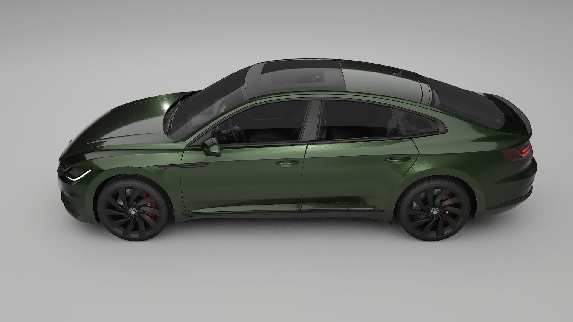 VW Arteon R 3H prefacelift pre LCI Film de Protecție pentru Vopsea TPU | LAGOON PPF cu Schimbare de Culoare – Kit Complet Pre