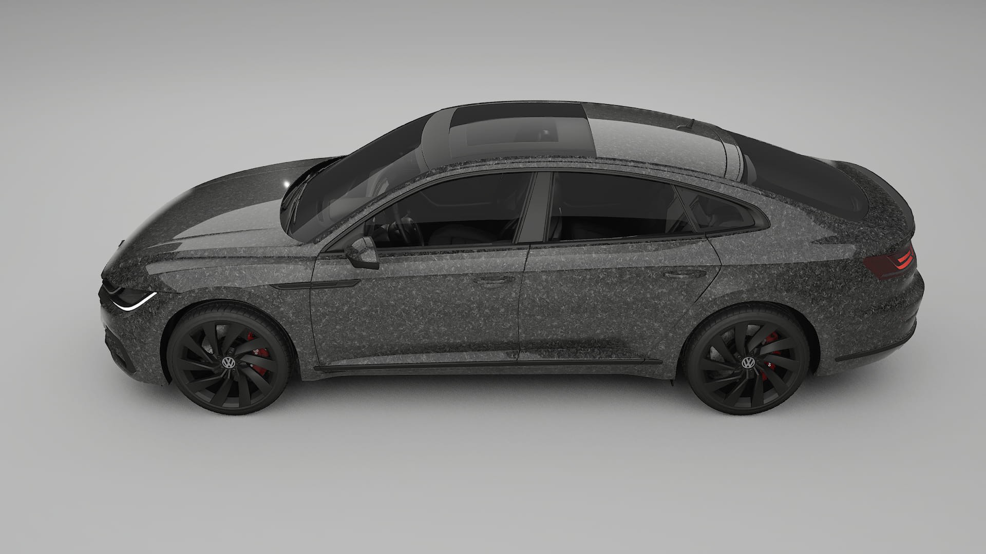 VW Arteon R 3H prefacelift pre LCI Film de Protecție pentru Vopsea TPU | FORGED S PPF cu Schimbare de Culoare – Kit Complet P