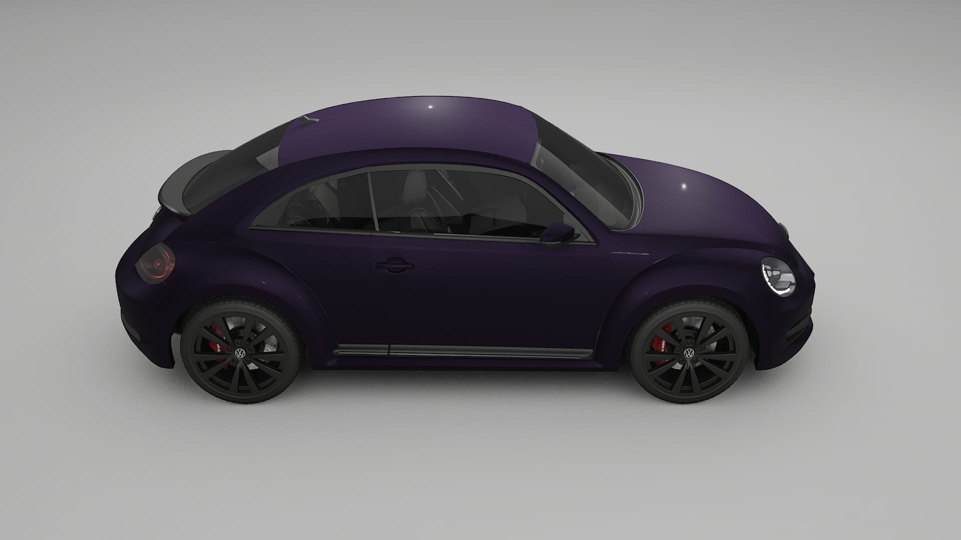 VW Beetle A5 prefacelift pre LCI Film de Protecție pentru Vopsea TPU | VIOLET PPF cu Schimbare de Culoare – Kit Complet Prede