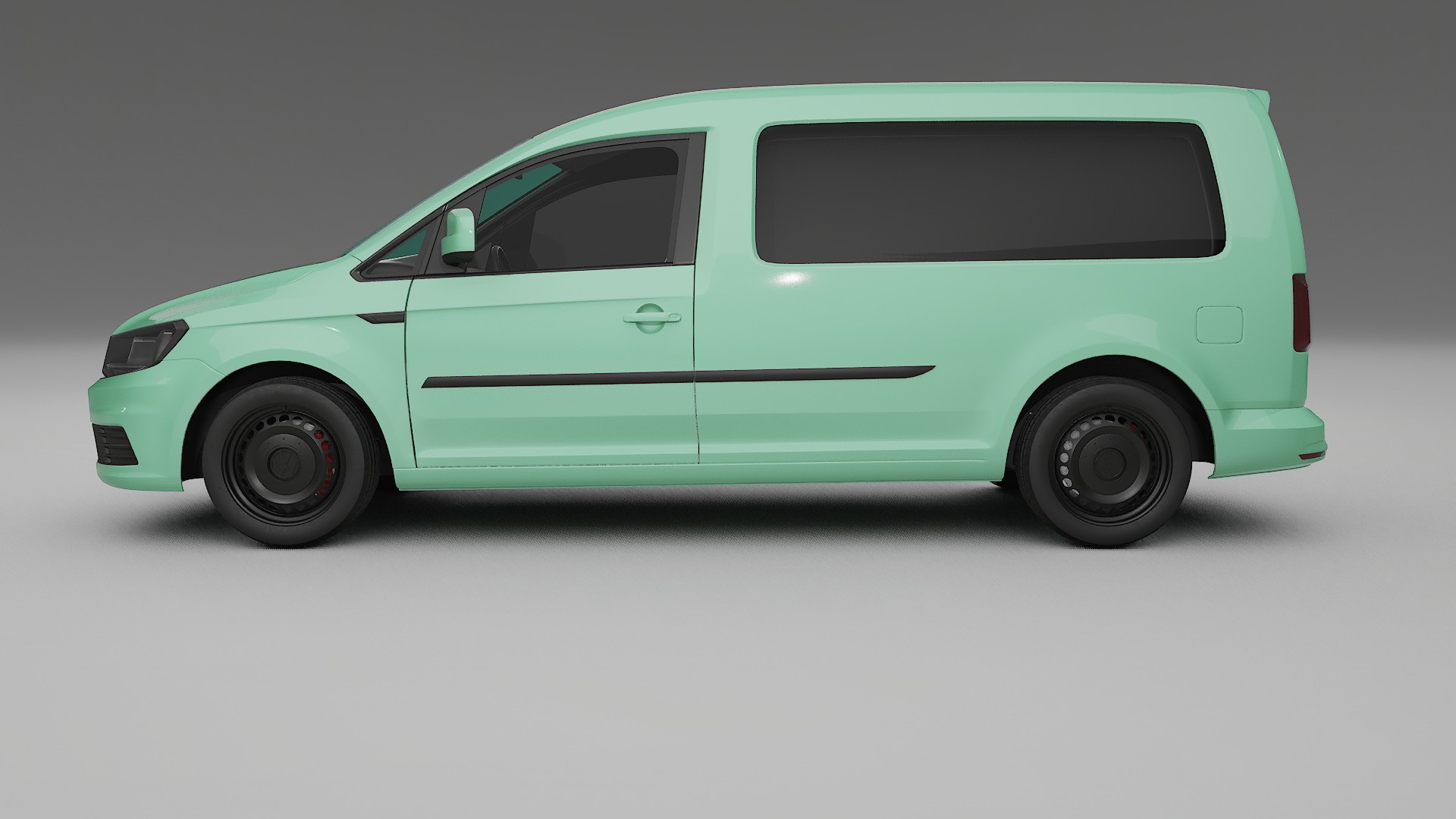 VW Caddy Maxi SB Film de Protecție pentru Vopsea TPU | DUSTY PPF cu Schimbare de Culoare – Kit Complet Predecupat