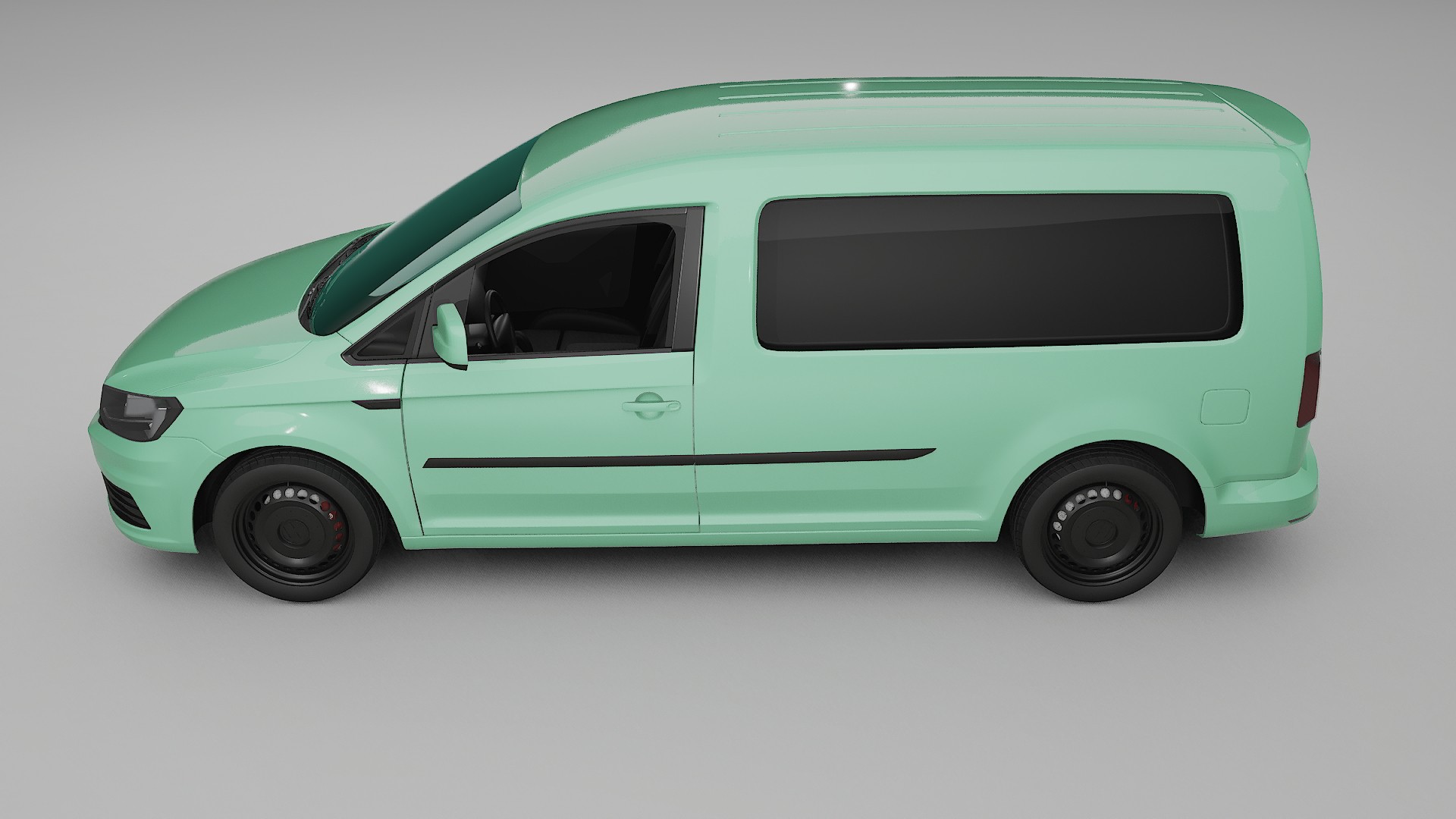 VW Caddy Maxi SB Film de Protecție pentru Vopsea TPU | DUSTY PPF cu Schimbare de Culoare – Kit Complet Predecupat