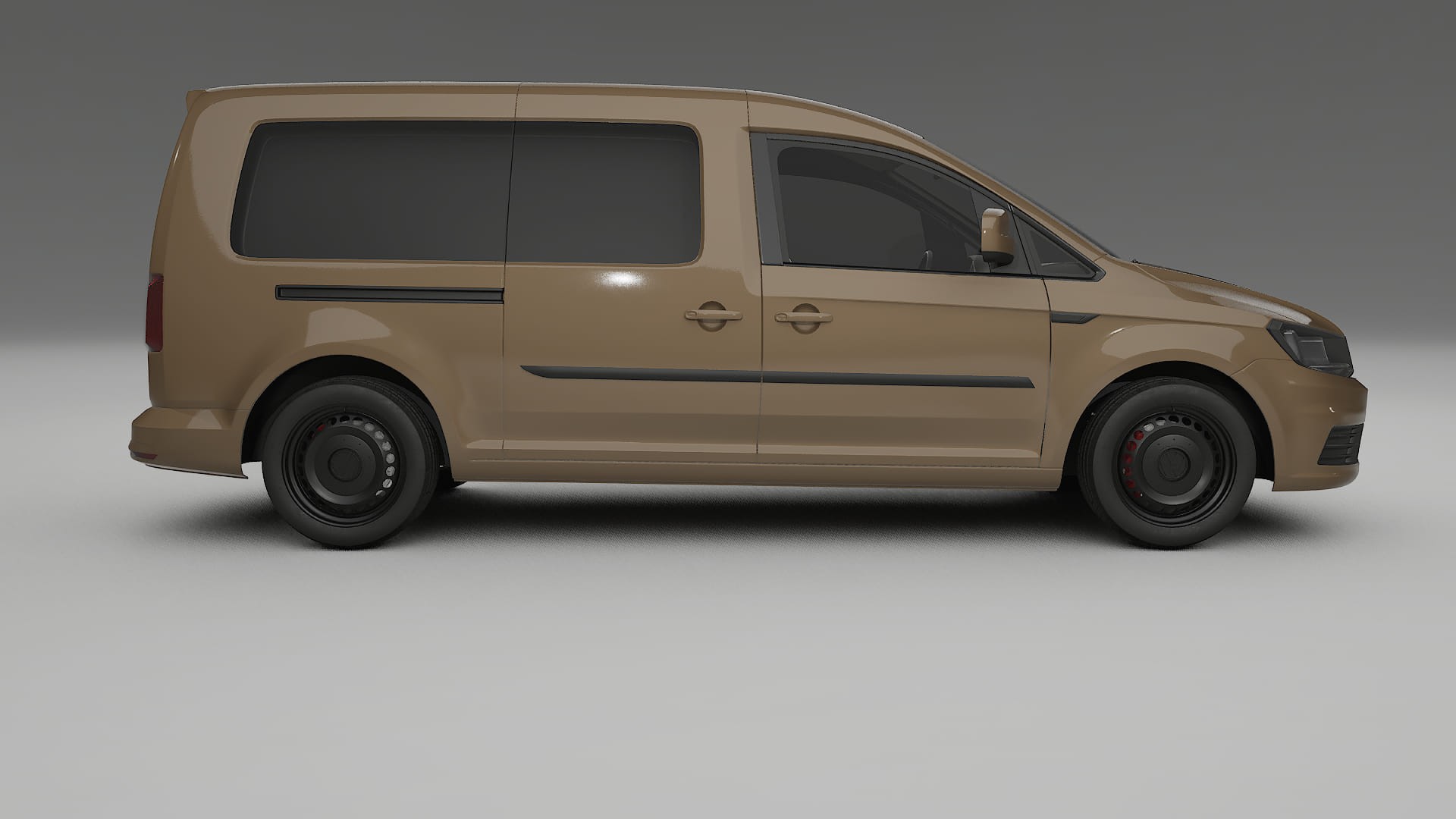 VW Caddy Maxi SB Film de Protecție pentru Vopsea TPU | SAHARA PPF cu Schimbare de Culoare – Kit Complet Predecupat