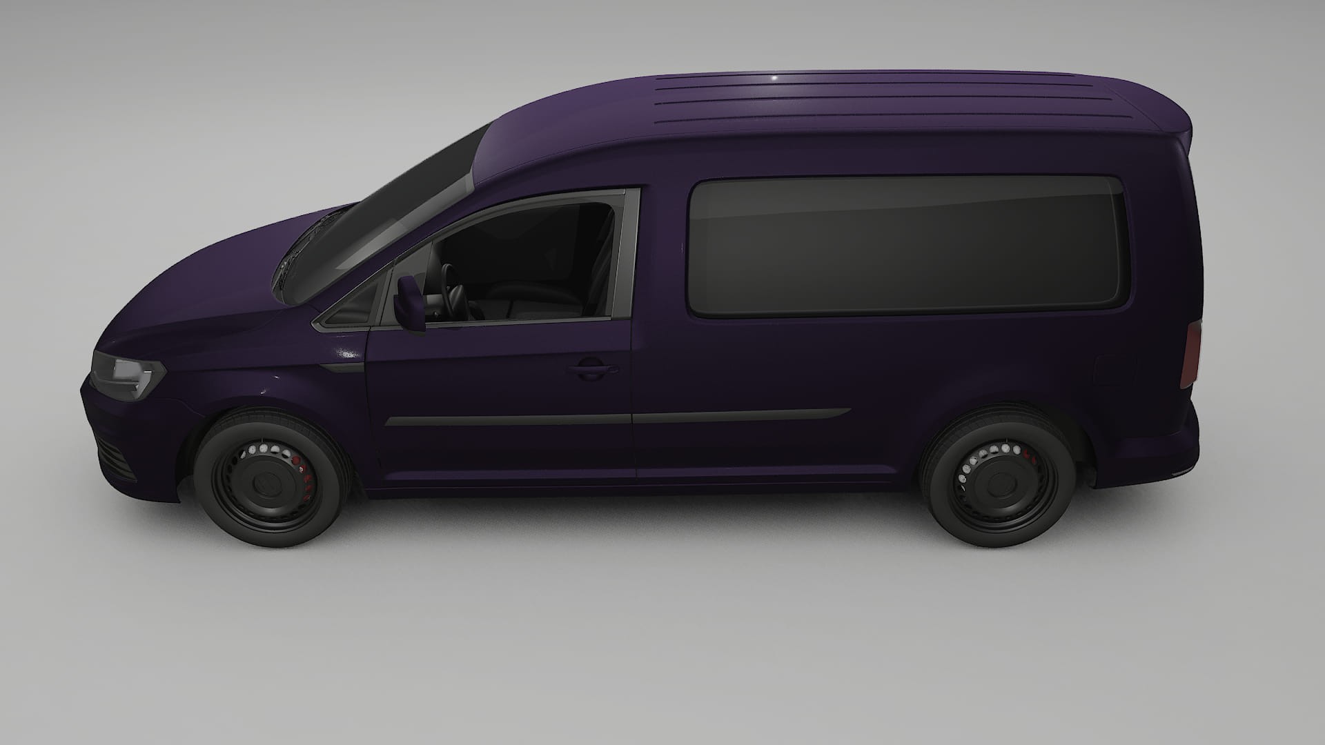 VW Caddy Maxi SB Film de Protecție pentru Vopsea TPU | VIOLET PPF cu Schimbare de Culoare – Kit Complet Predecupat