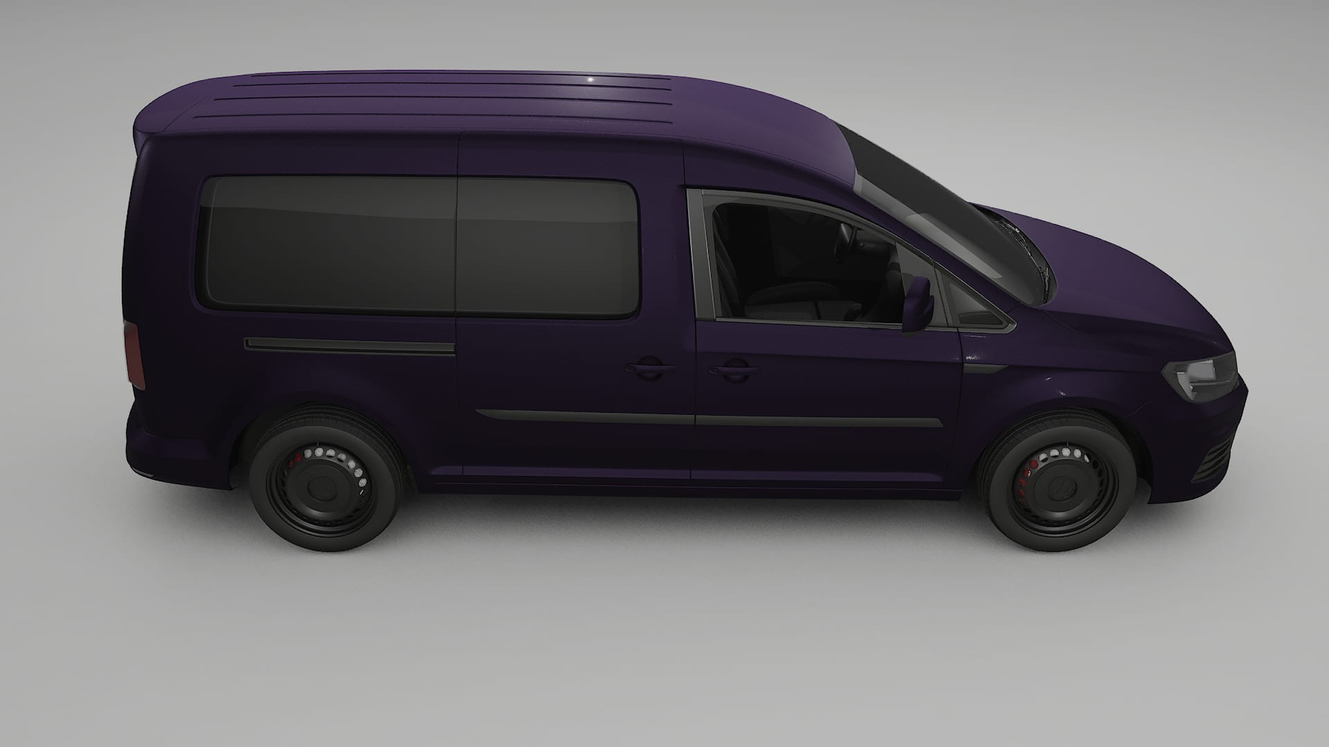 VW Caddy Maxi SB Film de Protecție pentru Vopsea TPU | VIOLET PPF cu Schimbare de Culoare – Kit Complet Predecupat