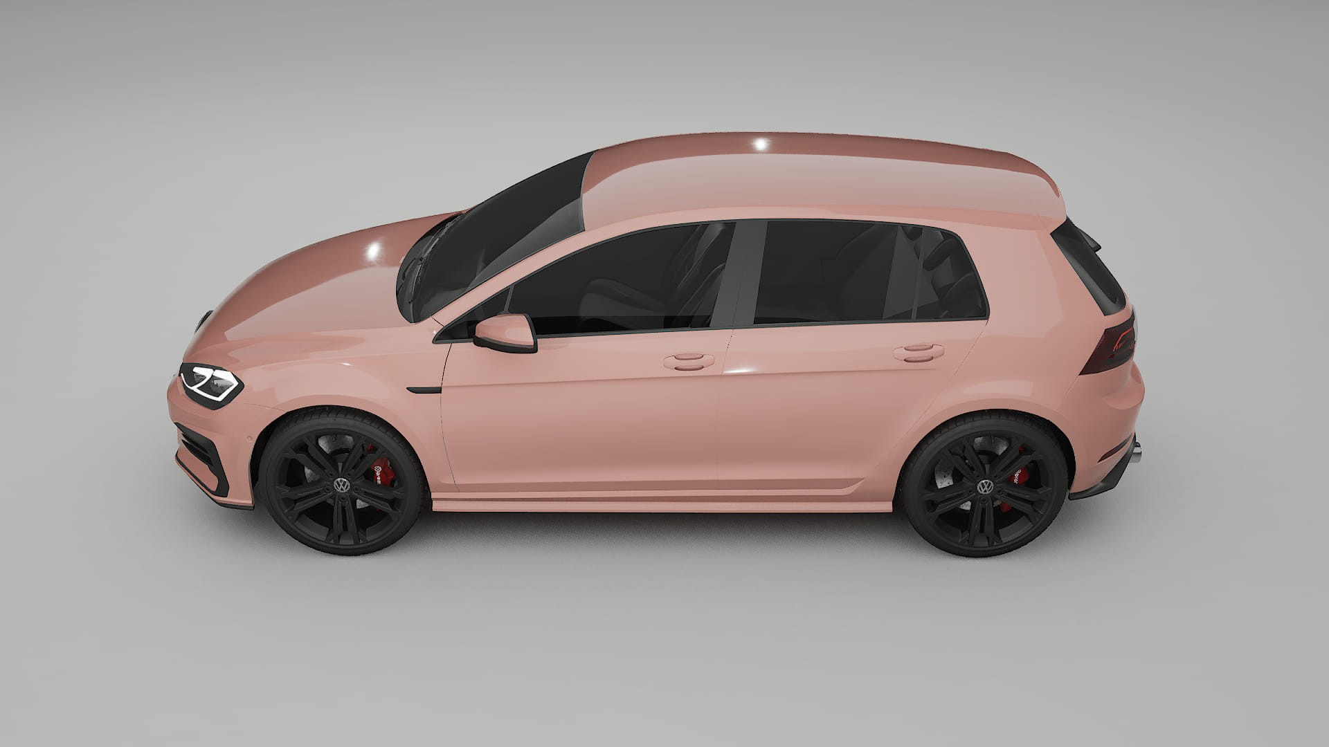 VW Golf Mk7 Film de Protecție pentru Vopsea TPU | BLUSH PPF cu Schimbare de Culoare – Kit Complet Predecupat