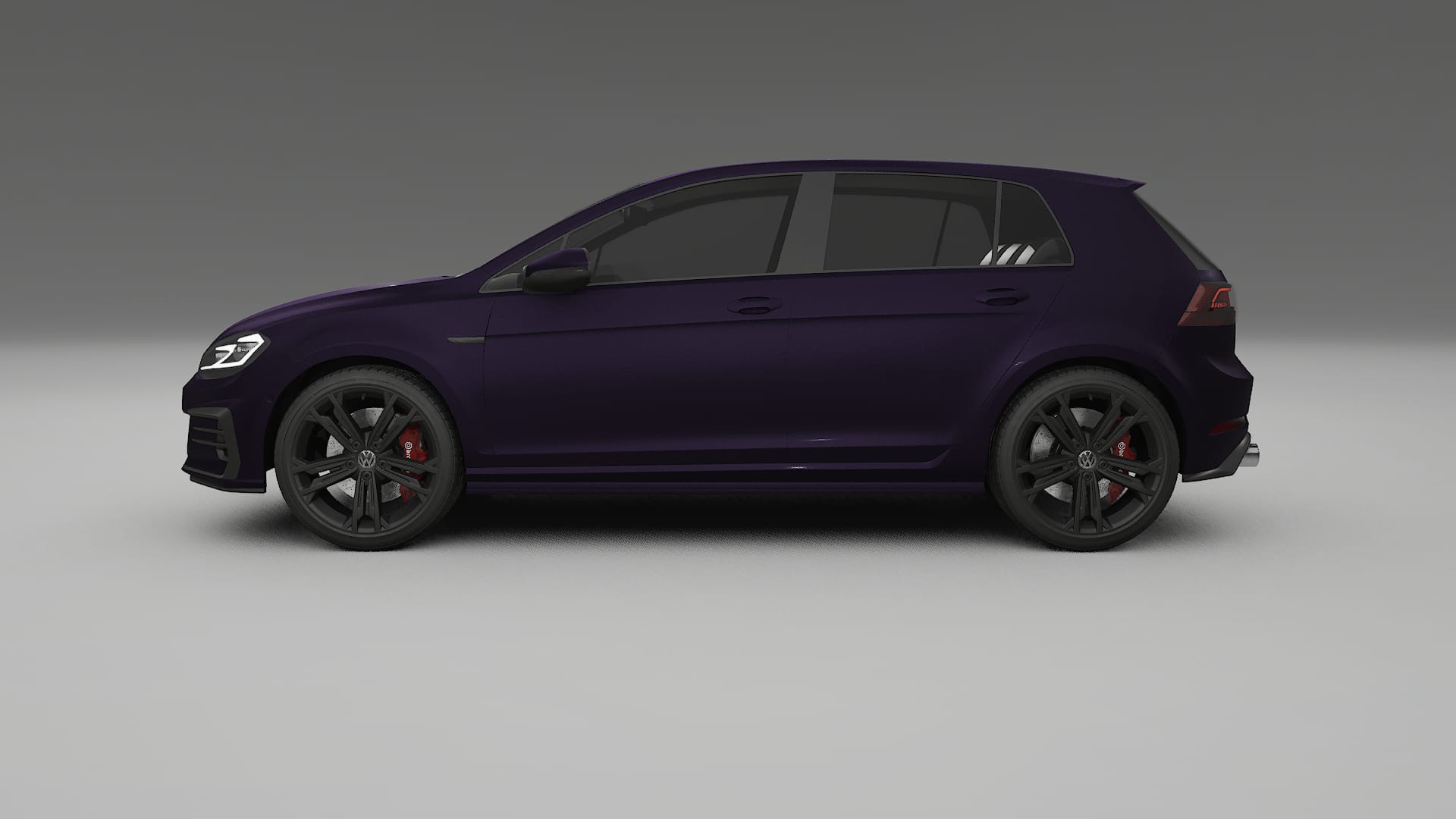 VW Golf Mk7 Film de Protecție pentru Vopsea TPU | VIOLET PPF cu Schimbare de Culoare – Kit Complet Predecupat