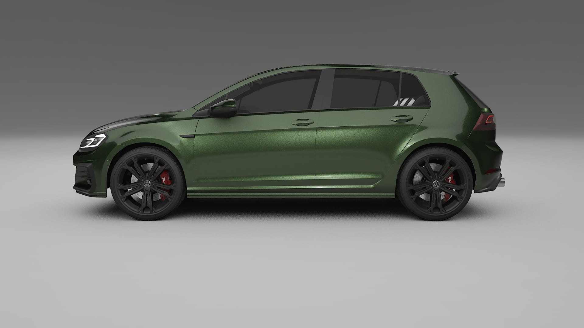 VW Golf Mk7 Film de Protecție pentru Vopsea TPU | LAGOON PPF cu Schimbare de Culoare – Kit Complet Predecupat