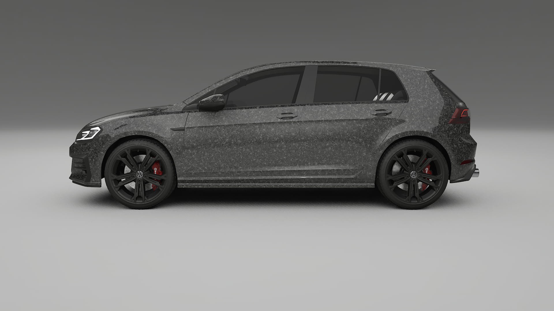 VW Golf Mk7 Film de Protecție pentru Vopsea TPU | FORGED S PPF cu Schimbare de Culoare – Kit Complet Predecupat