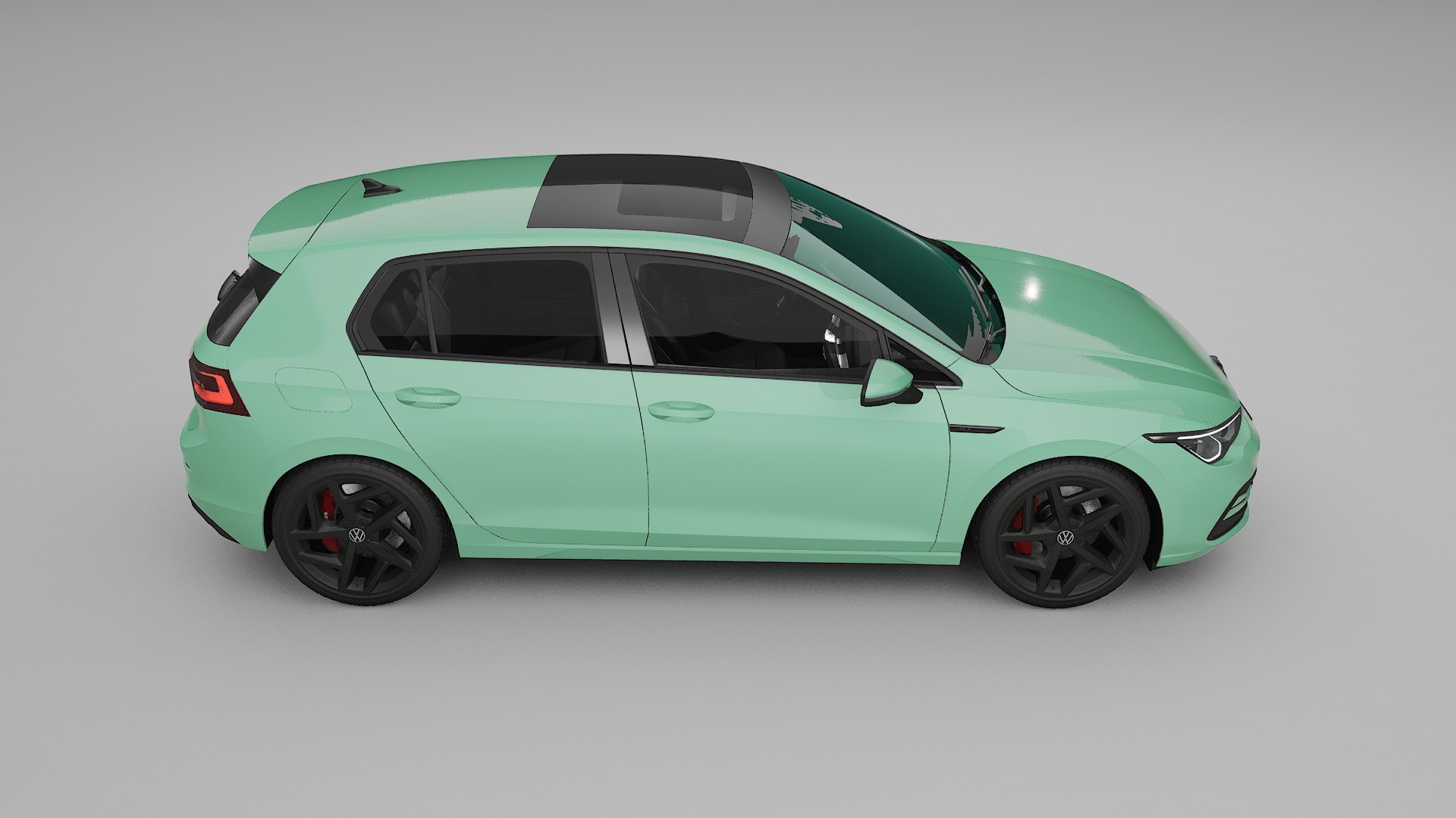 VW Golf Mk8 Film de Protecție pentru Vopsea TPU | DUSTY PPF cu Schimbare de Culoare – Kit Complet Predecupat